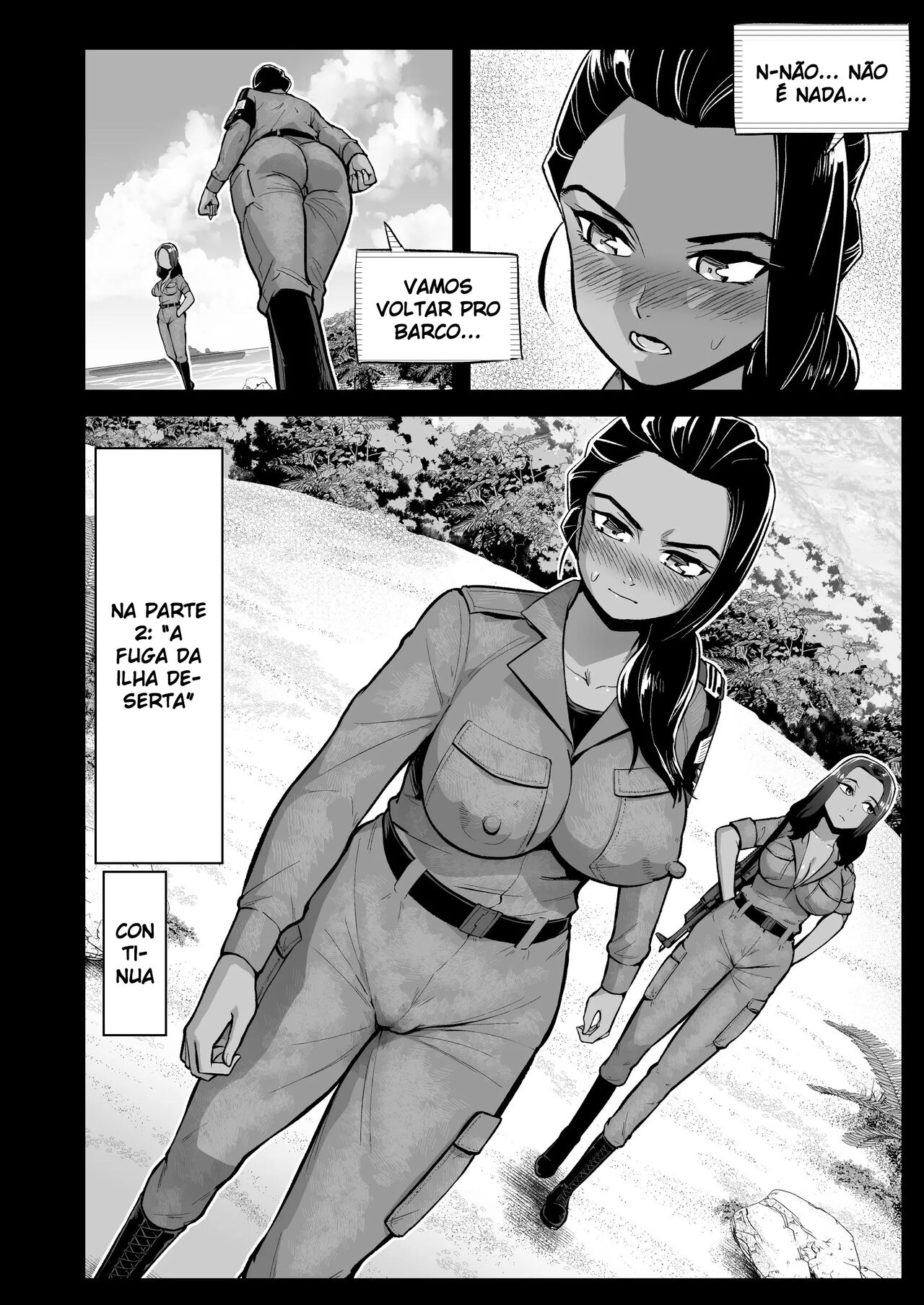 [OTOREKO (Toilet Komoru)] Mujintou JK! Choroi yo Yoshimura-san! 7 - Danshi VS Yoshimura-san Gachibatoru-hen [Portuguese-BR] 95eme image