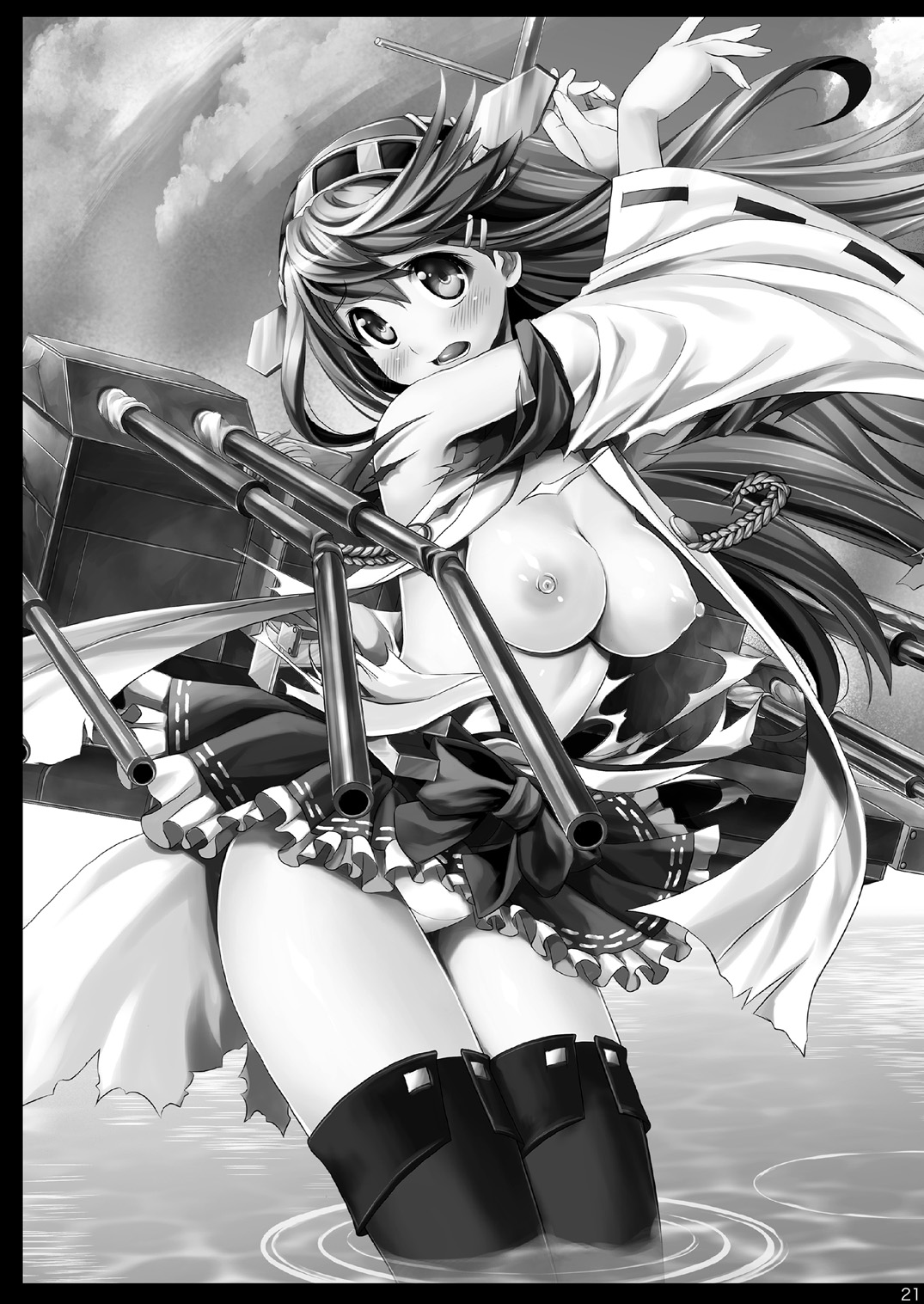 [Metabocafe Offensive Smell Uproar (Itachou)] Haruna Taiha (Kantai Collection -KanColle-) [Digital] image number 20