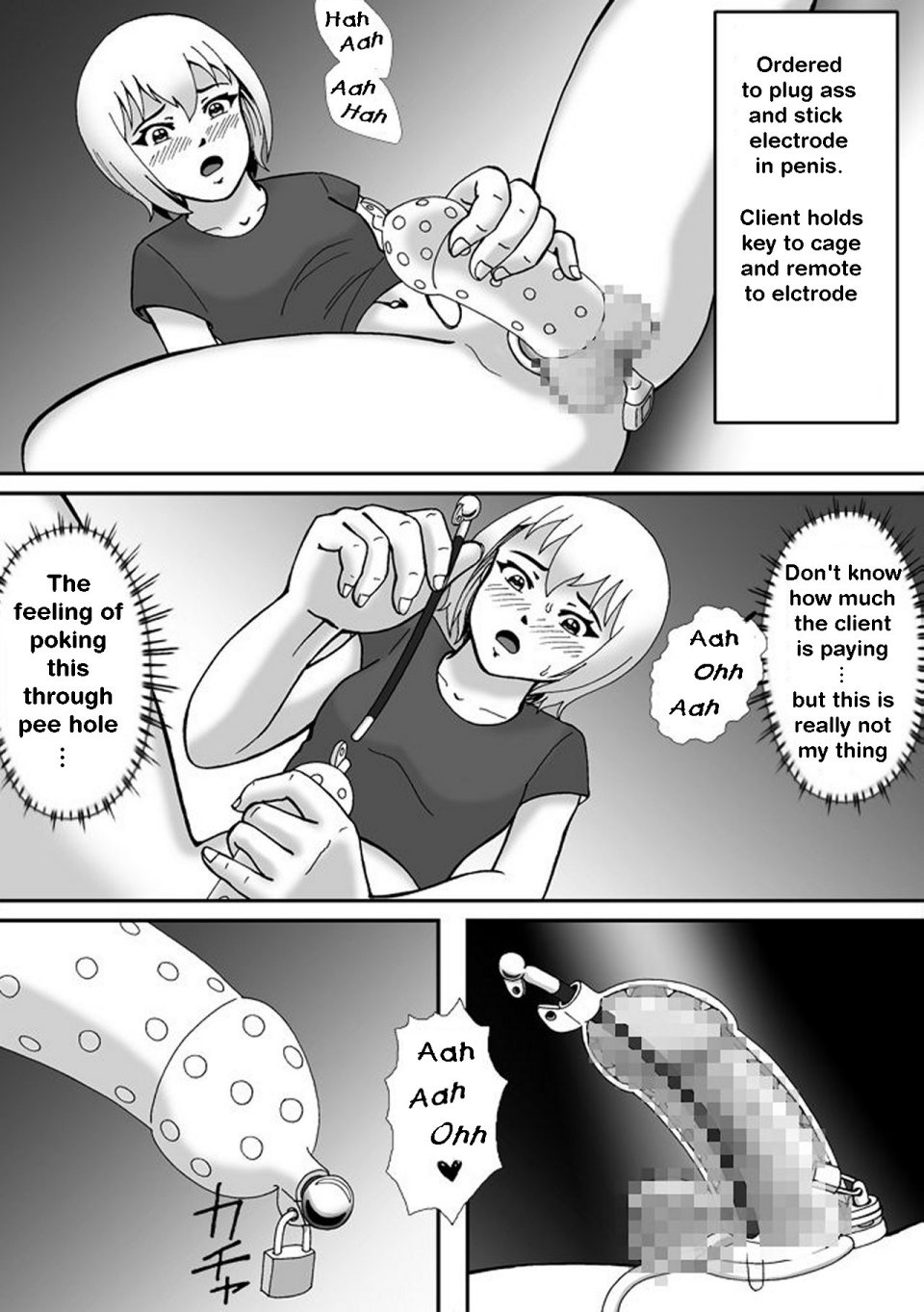 [Bカイマン]こんなふうにマゾにされていくのね。ニューハーフ娼婦露出調教旅行 | Transsexual prostitute exhibitionist training trip  [English][itsy] изображение № 9