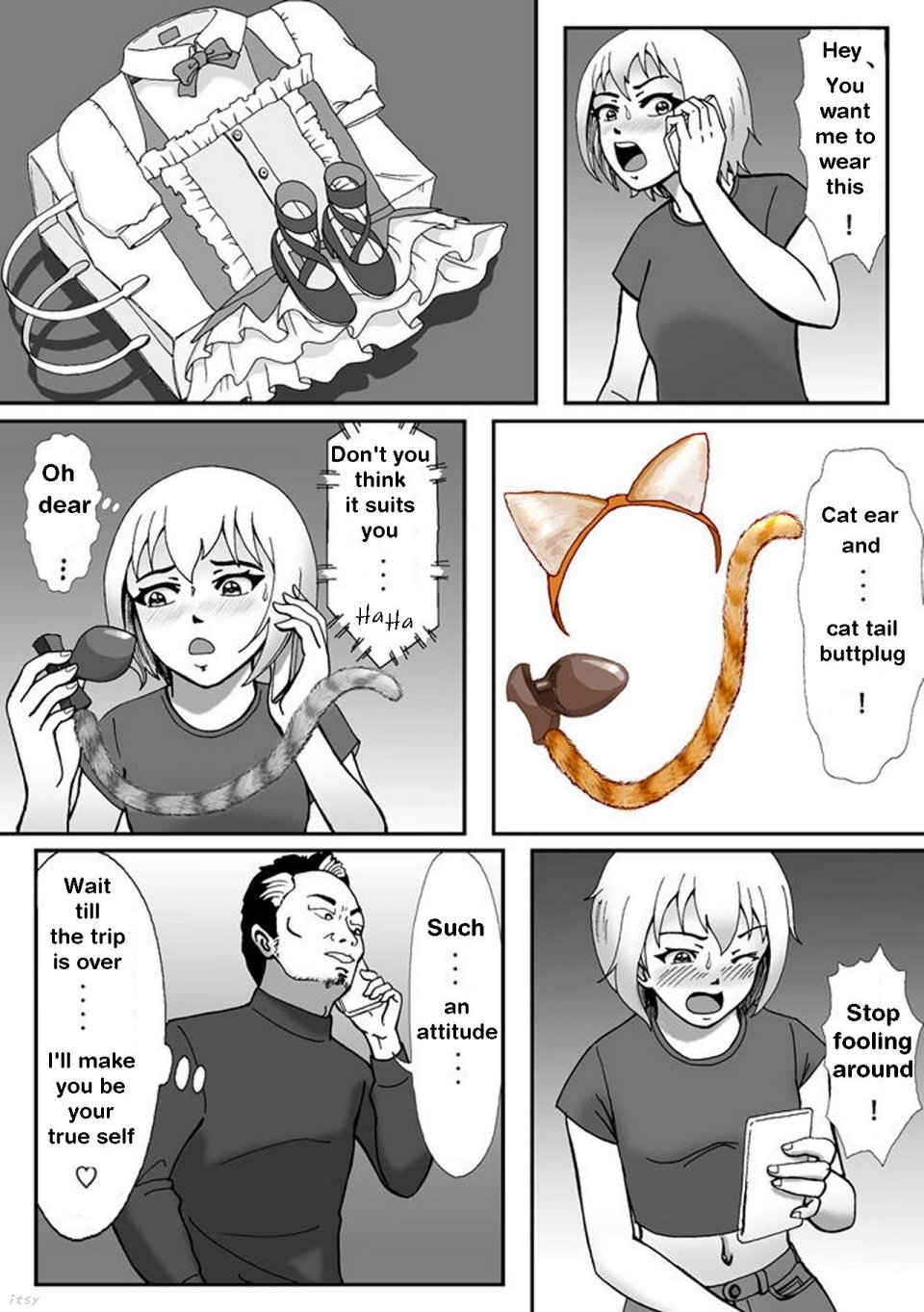 [Bカイマン]こんなふうにマゾにされていくのね。ニューハーフ娼婦露出調教旅行 | Transsexual prostitute exhibitionist training trip  [English][itsy] изображение № 14