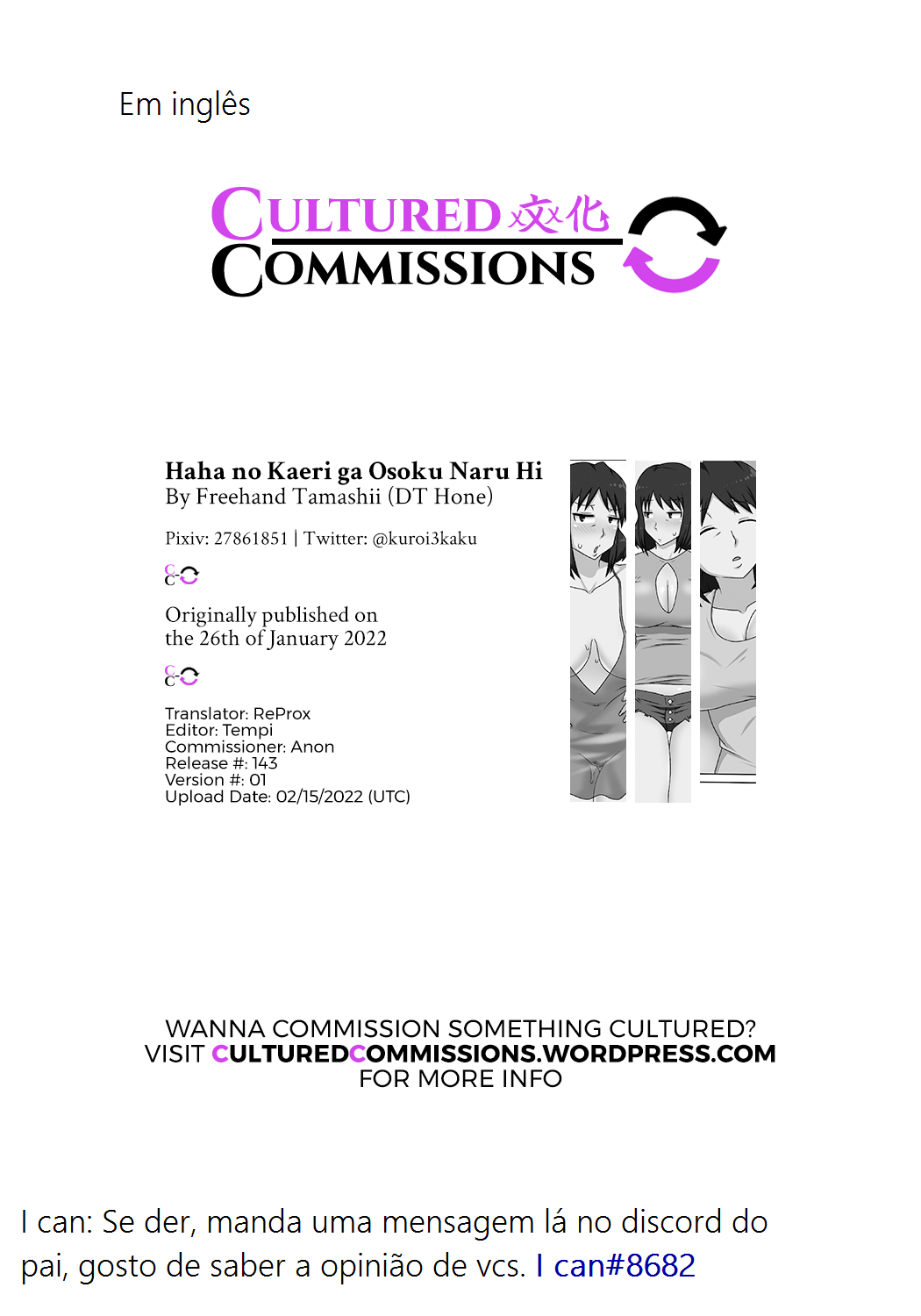 [Freehand Tamashii (DT Hone)] Toiu wake de Kaa-san to Tada Tada Itonamu | É Por Isso Que Eu Só Trabalho Com Minha Mãe [Portuguese-BR] [Ican] изображение № 45