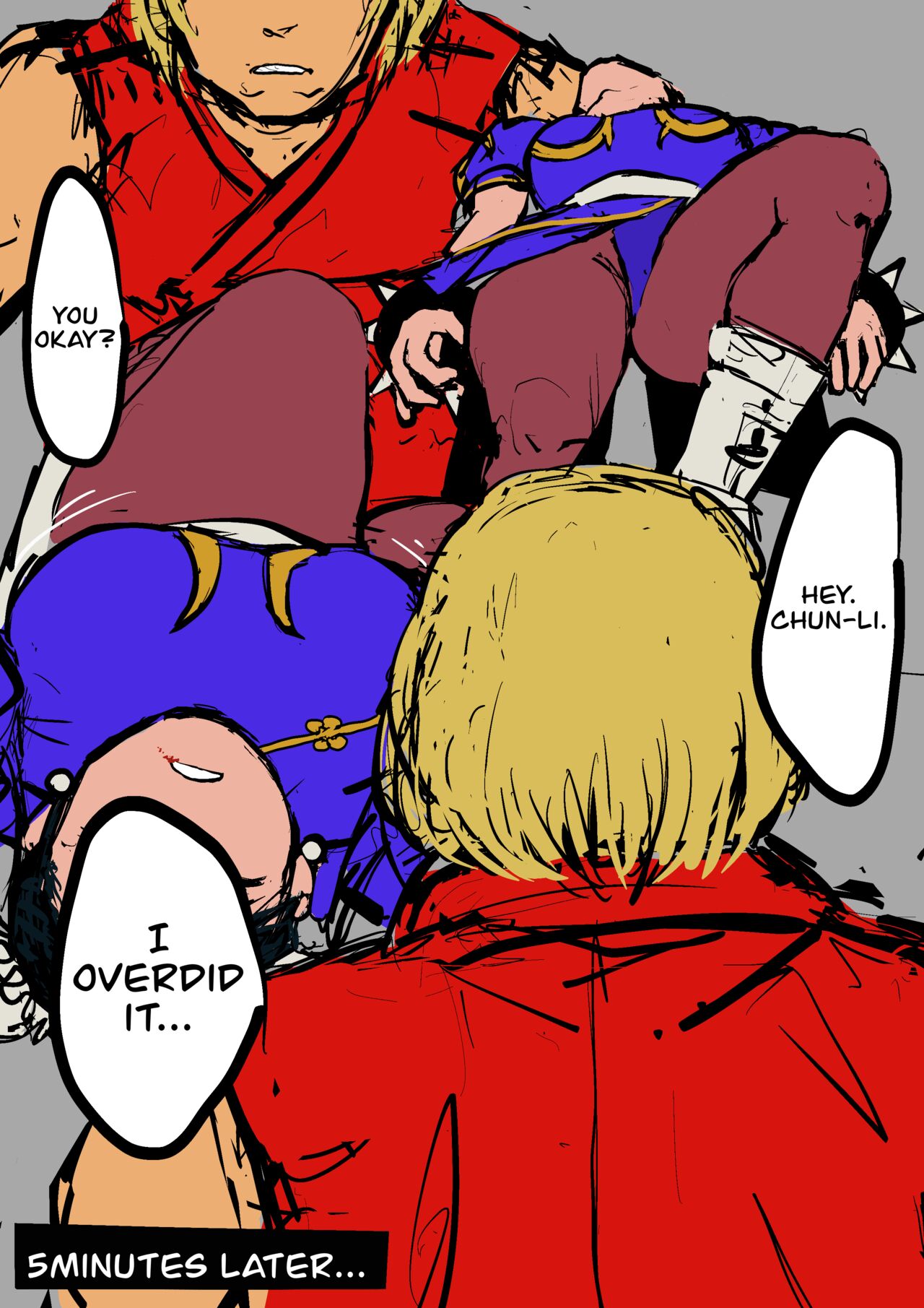 [Sanman-Drill] Chun-Li VS Ken Masters #1-2 (Street Fighter) [English] image number 9