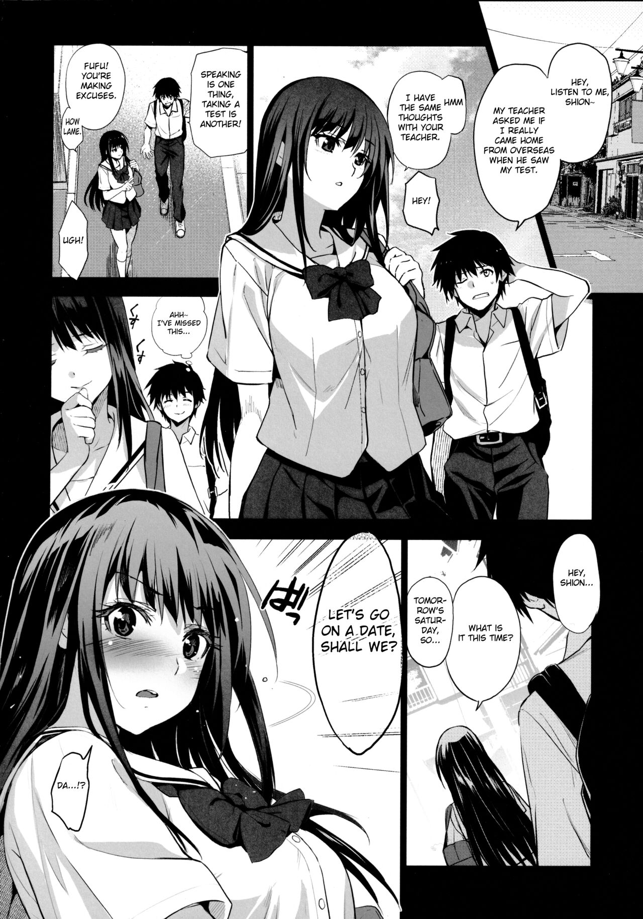 (C99) [Jingai Makyou (Inue Shinsuke)] Otonari no Nie Ni Chichi ni Enko o Shiirareru Osananajimi [English] [Fated Circle] 4eme image