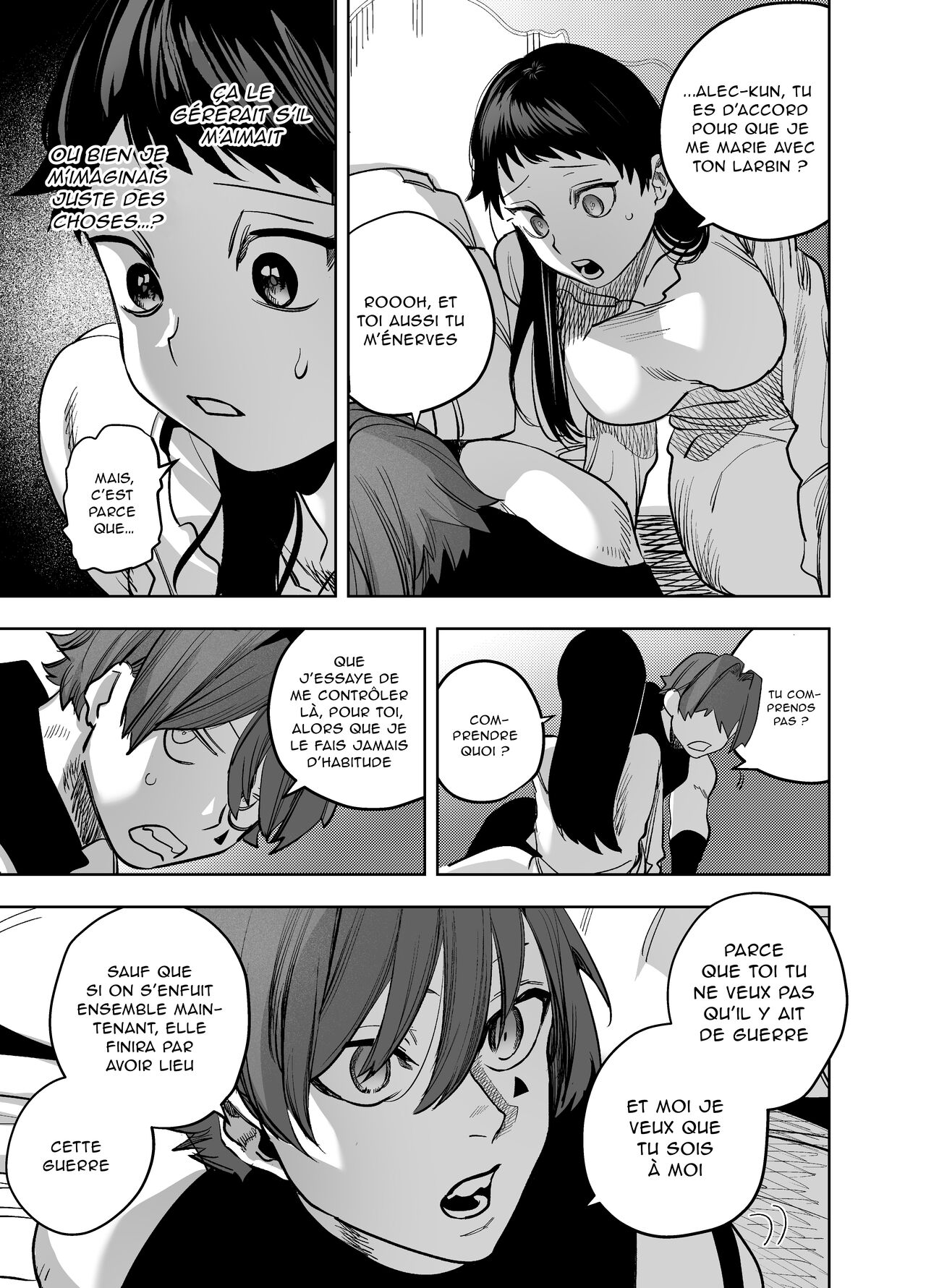 [Sakiccyo dake!(Horita ahan)] Isekai Trip Saki de Tasuketekureta noha, Hitogoroshi no Syounenn deshita. 5 | Le jeune garçon qui m'a sauvée quand j'ai trébuché dans un autre monde était un meurtrier. 5 [French] image number 13