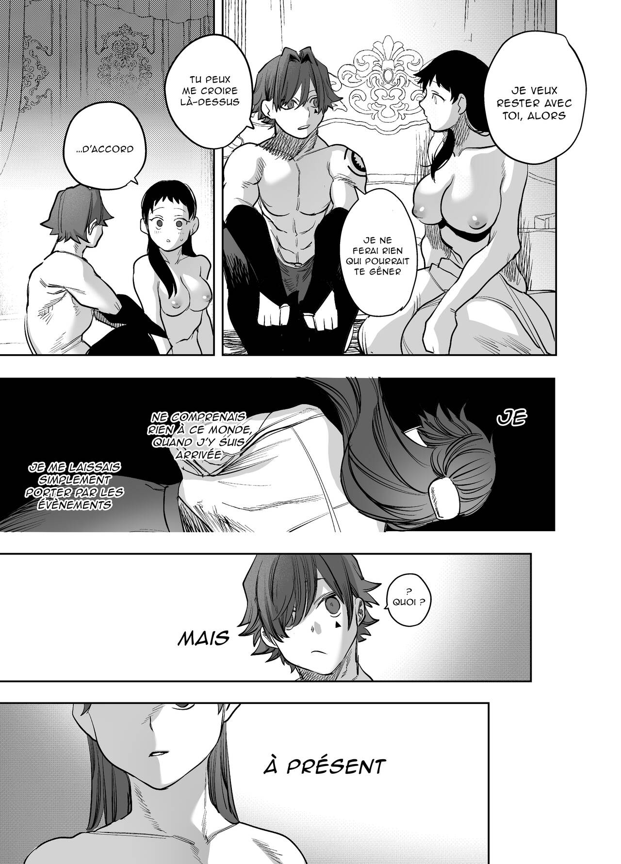 [Sakiccyo dake!(Horita ahan)] Isekai Trip Saki de Tasuketekureta noha, Hitogoroshi no Syounenn deshita. 5 | Le jeune garçon qui m'a sauvée quand j'ai trébuché dans un autre monde était un meurtrier. 5 [French] image number 43