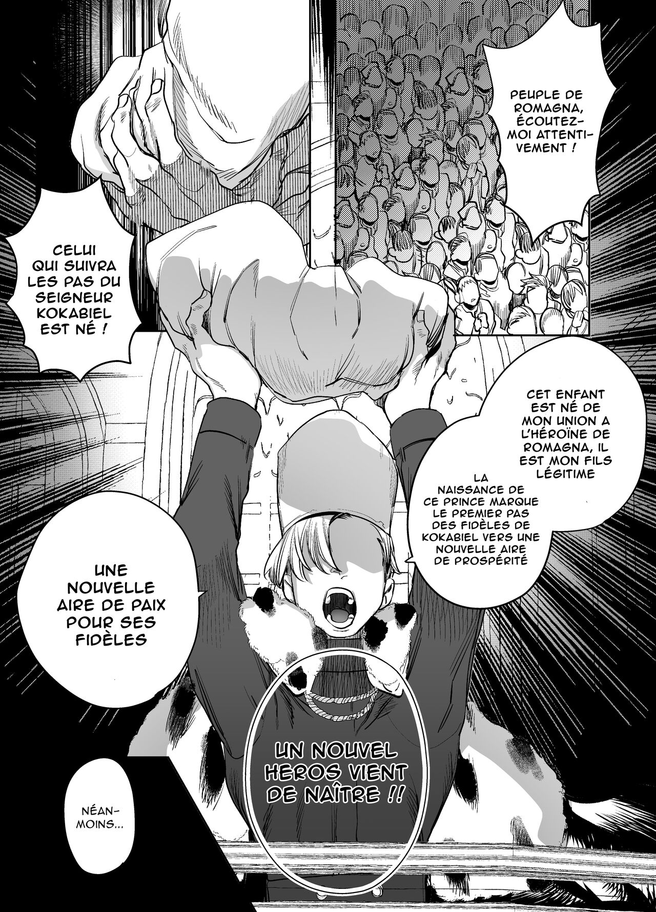 [Sakiccyo dake!(Horita ahan)] Isekai Trip Saki de Tasuketekureta noha, Hitogoroshi no Syounenn deshita. 5 | Le jeune garçon qui m'a sauvée quand j'ai trébuché dans un autre monde était un meurtrier. 5 [French] image number 47