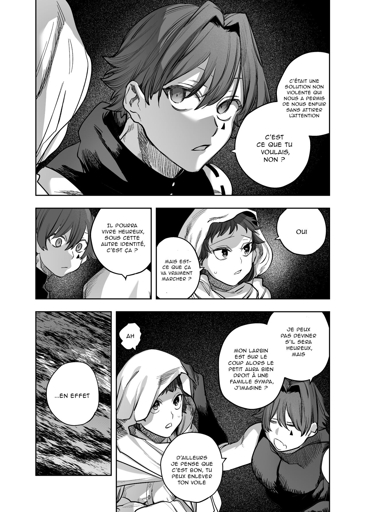 [Sakiccyo dake!(Horita ahan)] Isekai Trip Saki de Tasuketekureta noha, Hitogoroshi no Syounenn deshita. 5 | Le jeune garçon qui m'a sauvée quand j'ai trébuché dans un autre monde était un meurtrier. 5 [French] image number 51