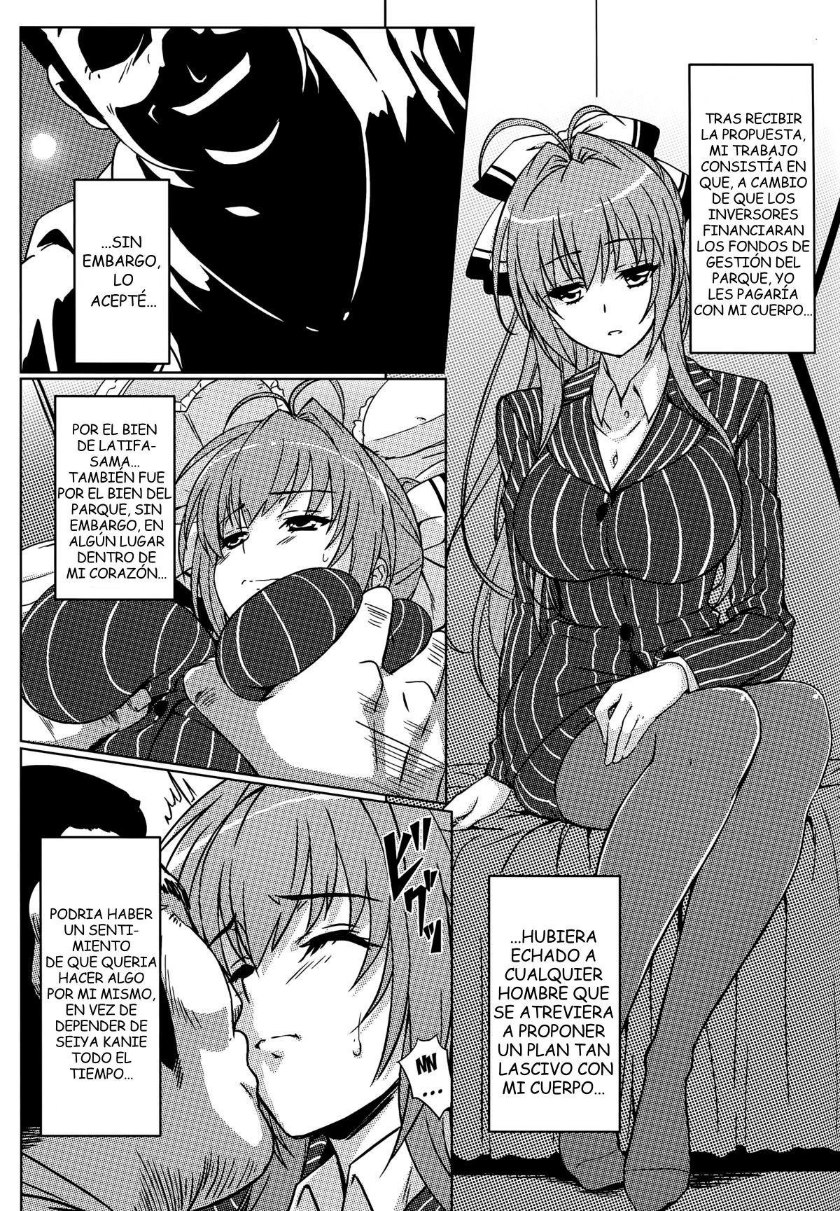 (C87) [Kaminari-Neko (Eitarou)] Isuzu no Nangi na Oshigoto _ Isuzu's Difficult Job (Amagi Brilliant Park) [Spanish] [OtoTori2TranslateYou] image number 6