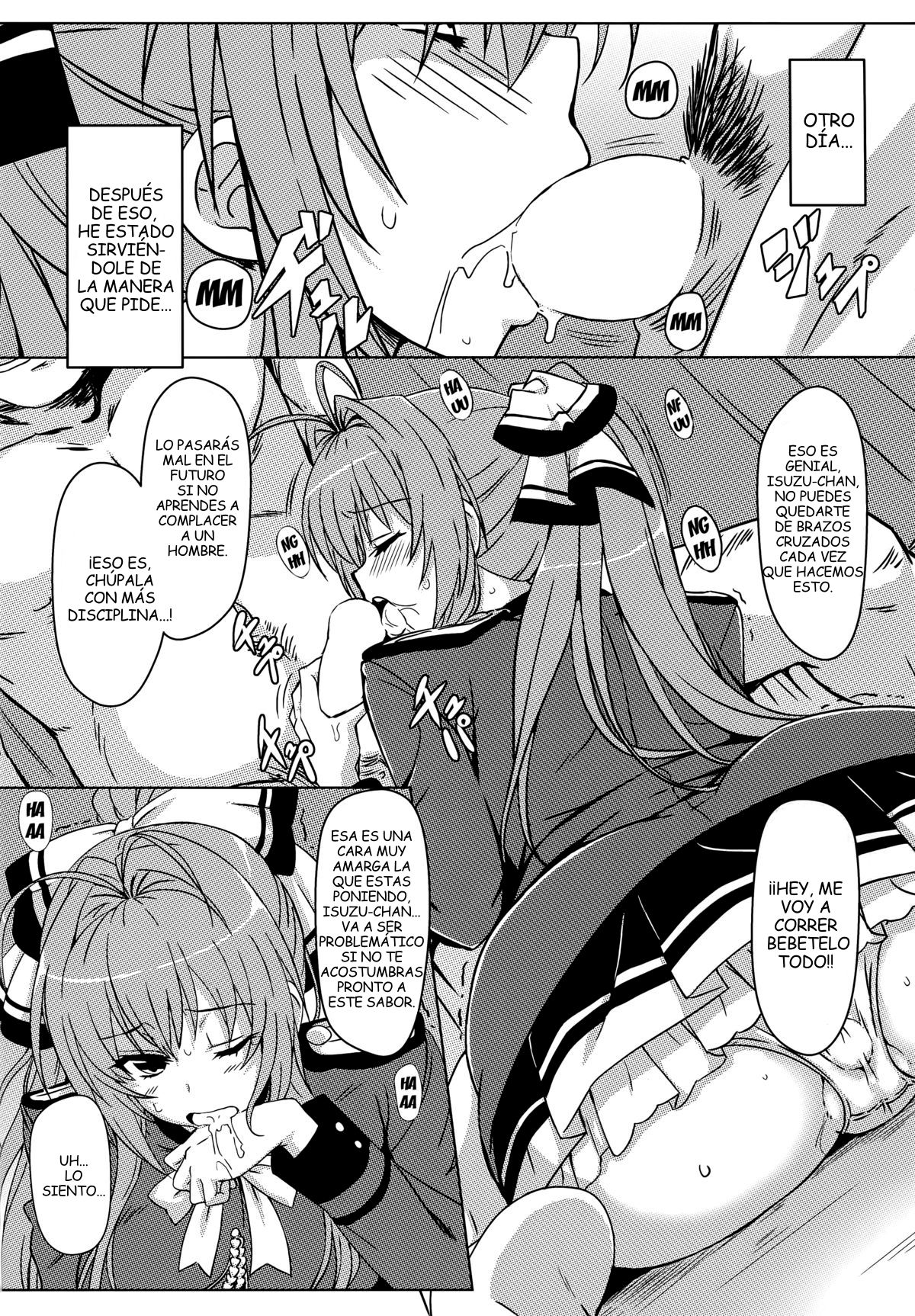 (C87) [Kaminari-Neko (Eitarou)] Isuzu no Nangi na Oshigoto _ Isuzu's Difficult Job (Amagi Brilliant Park) [Spanish] [OtoTori2TranslateYou] image number 11