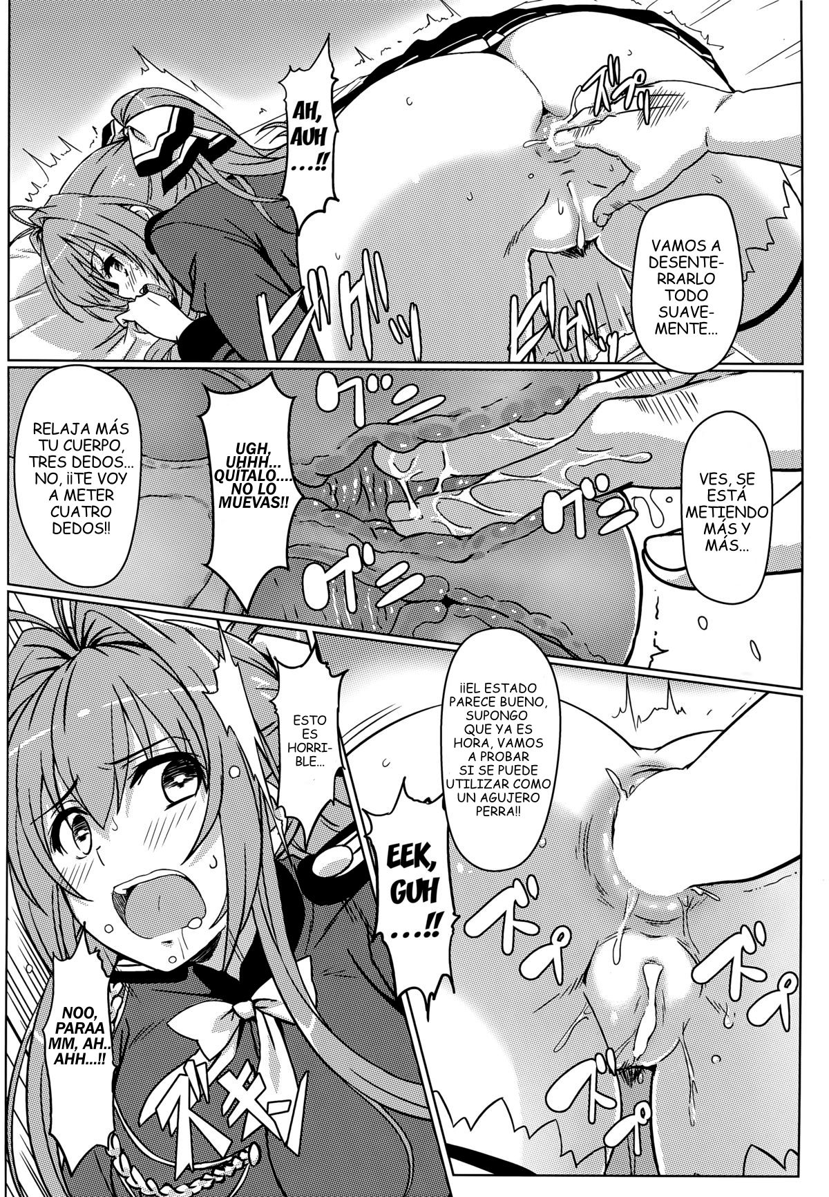 (C87) [Kaminari-Neko (Eitarou)] Isuzu no Nangi na Oshigoto _ Isuzu's Difficult Job (Amagi Brilliant Park) [Spanish] [OtoTori2TranslateYou] image number 13