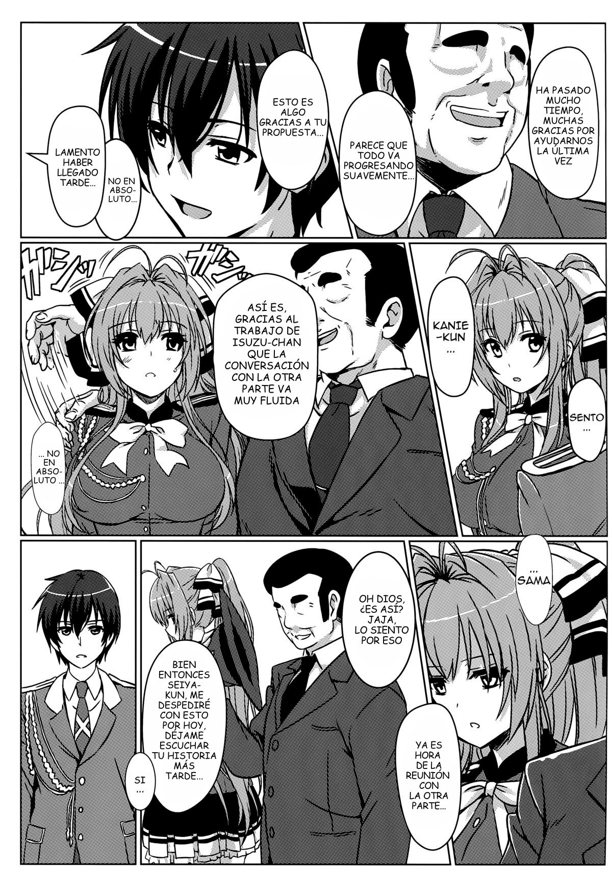 (C87) [Kaminari-Neko (Eitarou)] Isuzu no Nangi na Oshigoto _ Isuzu's Difficult Job (Amagi Brilliant Park) [Spanish] [OtoTori2TranslateYou] image number 18