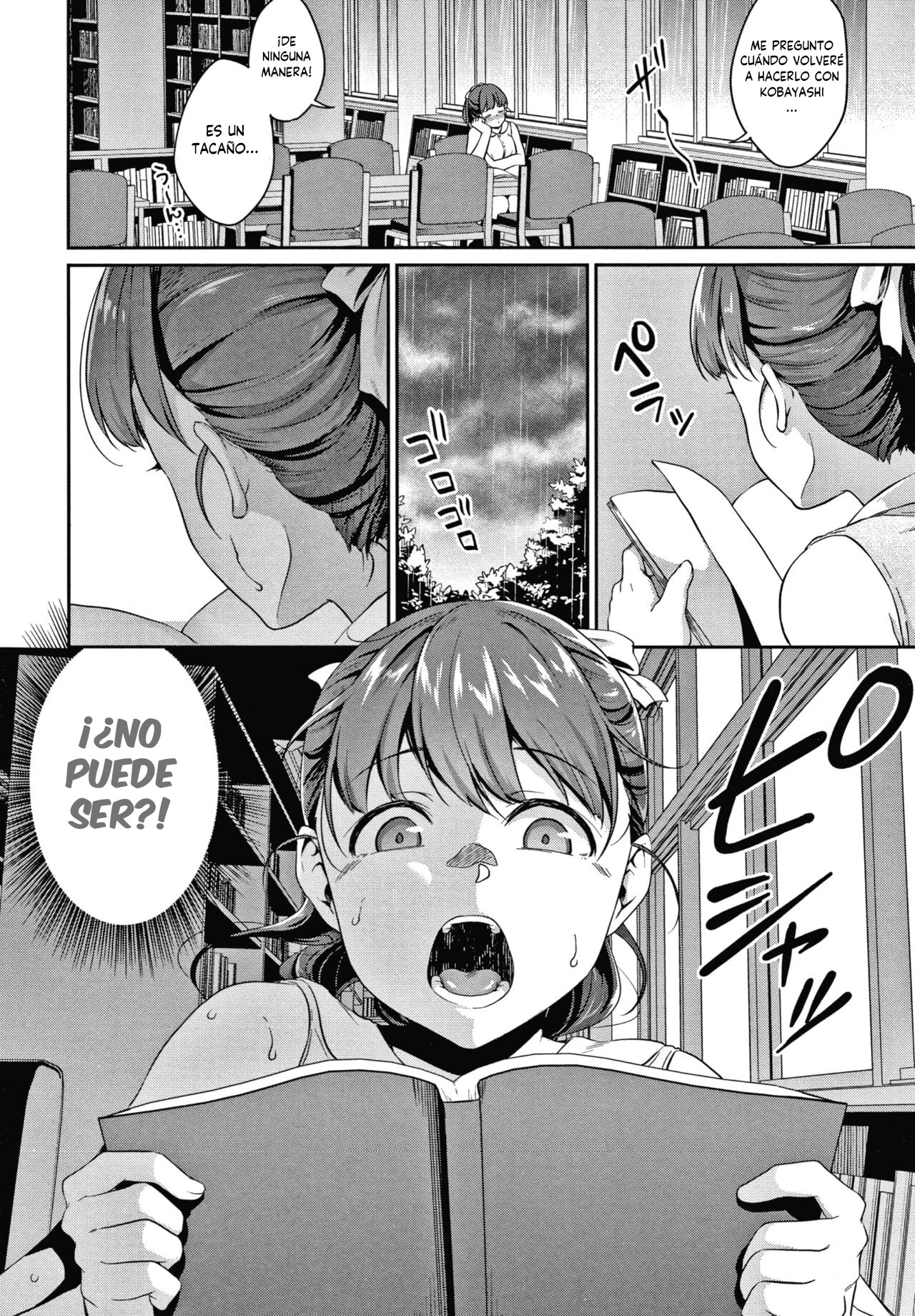 [Meganei] Shishunki no Obenkyou [Spanish] [SC][Black Abandoned Scan] [Decensored] image number 44