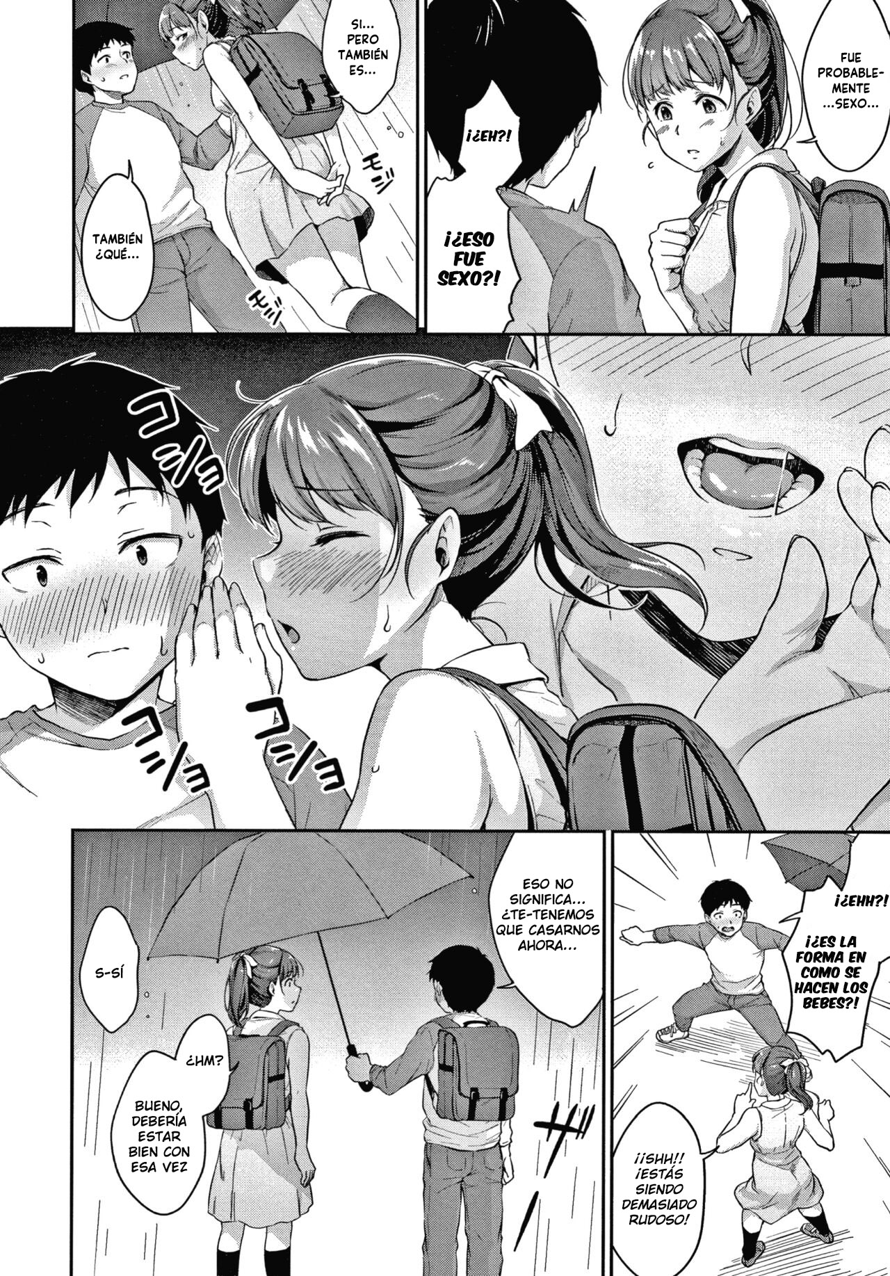 [Meganei] Shishunki no Obenkyou [Spanish] [SC][Black Abandoned Scan] [Decensored] image number 46