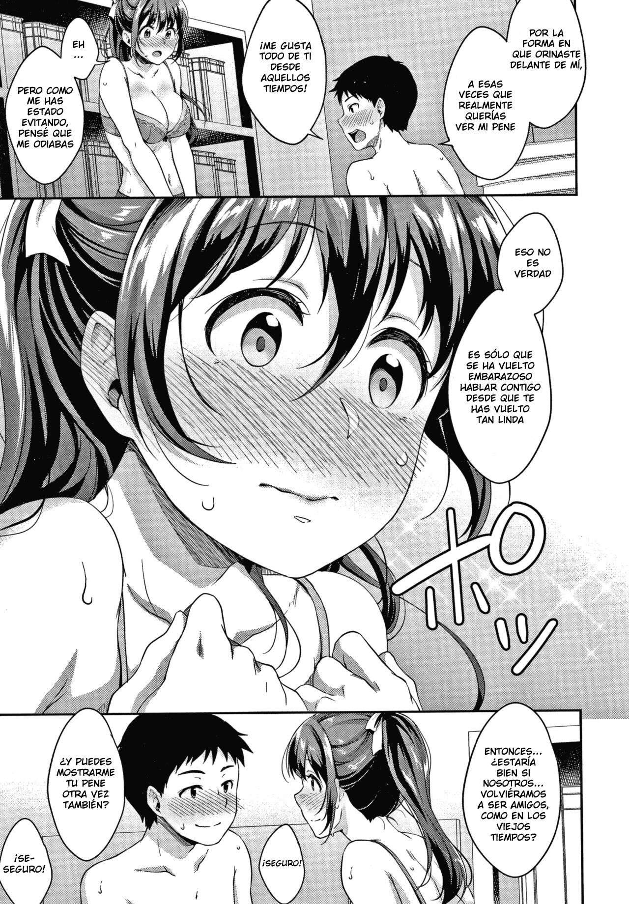 [Meganei] Shishunki no Obenkyou [Spanish] [SC][Black Abandoned Scan] [Decensored] image number 81