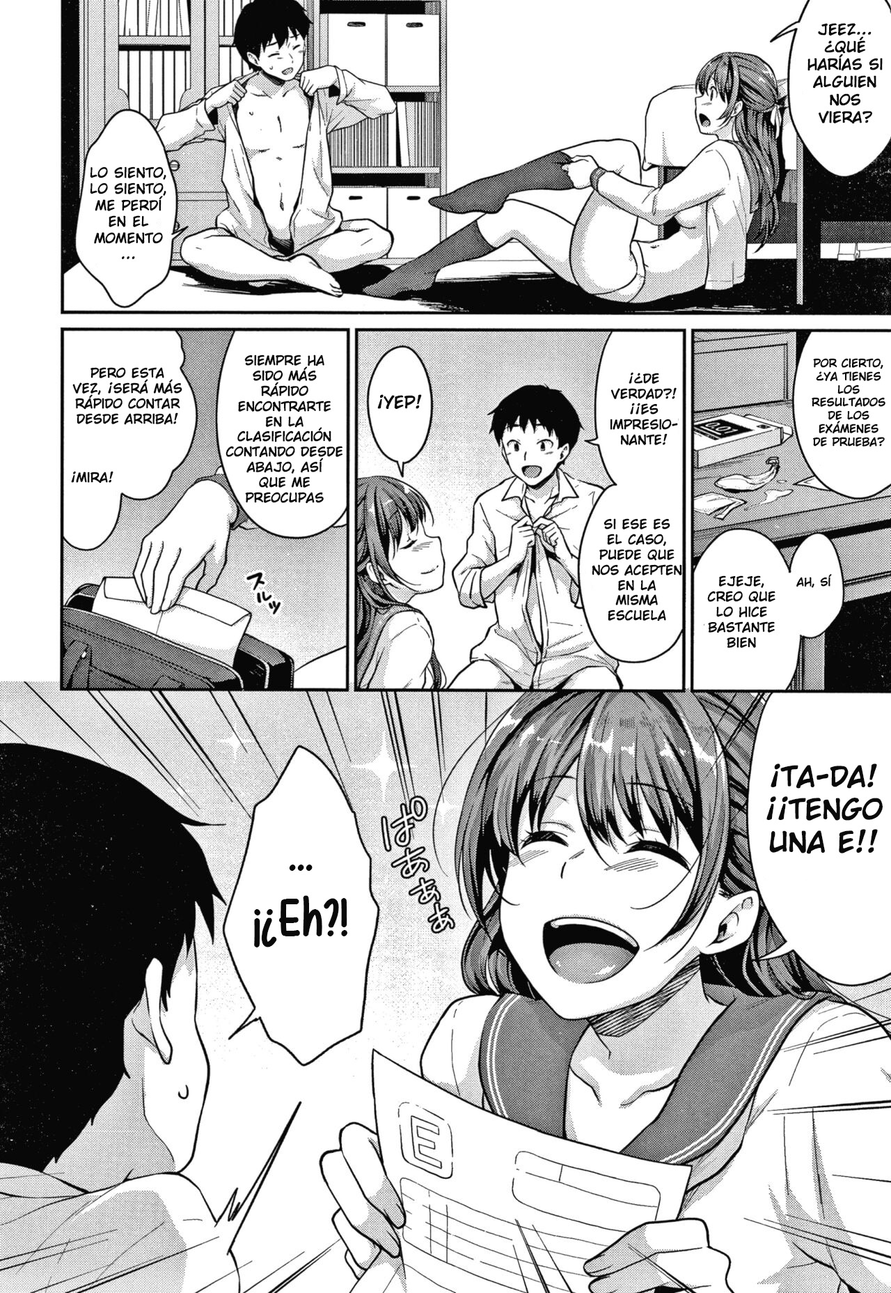 [Meganei] Shishunki no Obenkyou [Spanish] [SC][Black Abandoned Scan] [Decensored] image number 125