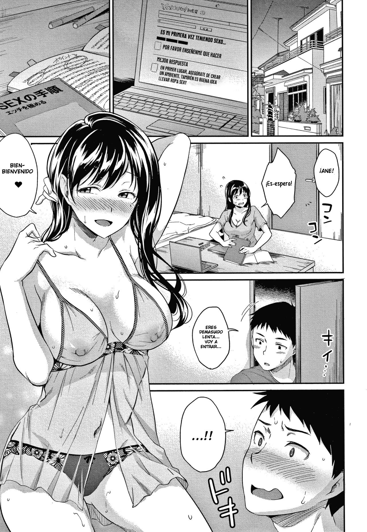 [Meganei] Shishunki no Obenkyou [Spanish] [SC][Black Abandoned Scan] [Decensored] image number 191