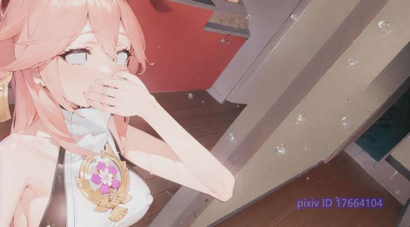 附身雷电将军和八重神子 image number 34