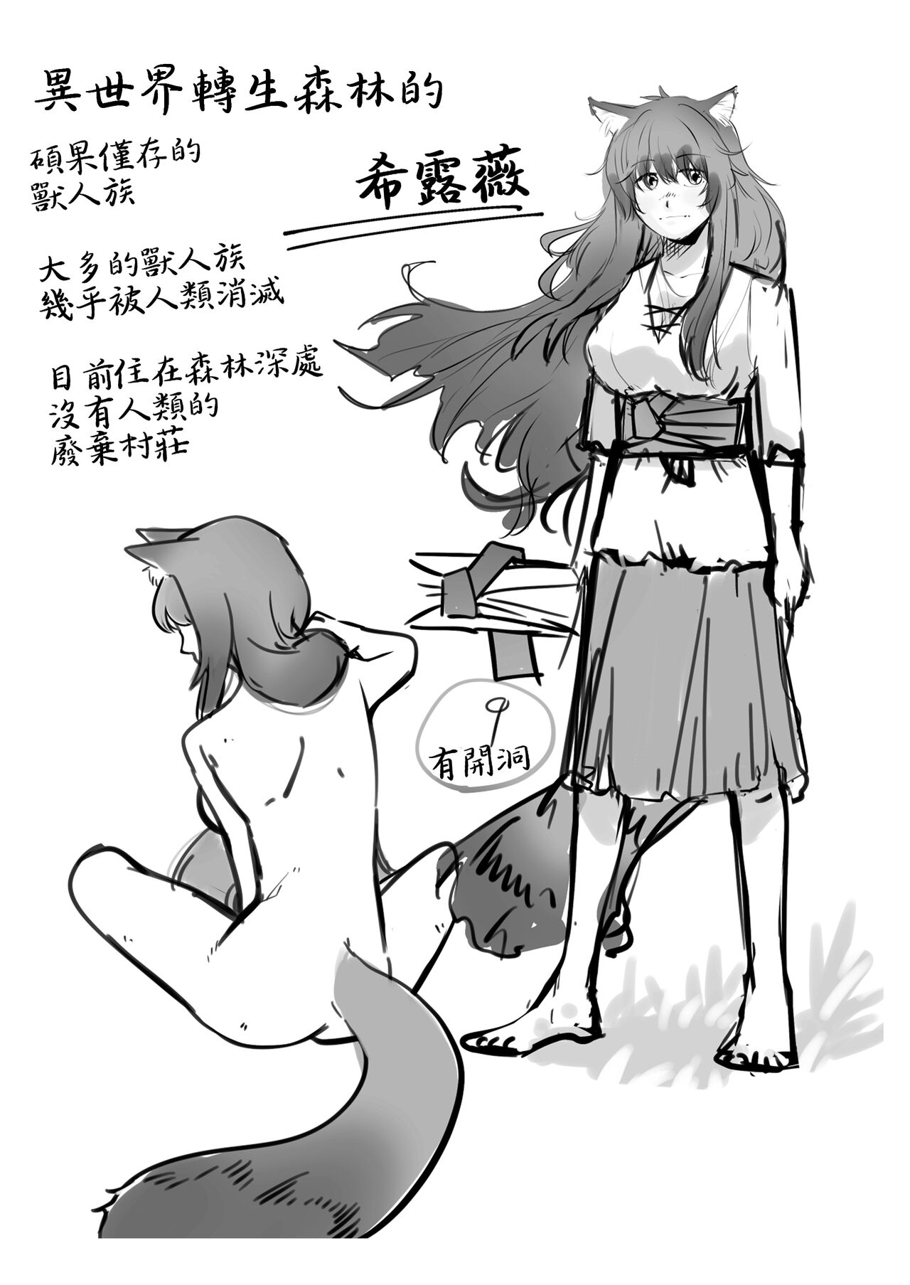 [Akubi Shiteru Neko no Kokoro (Akubine Kokoro)] Kemomimi Musume to Zero kara Seikatsu [Chinese] [Digital] numero di immagine  36