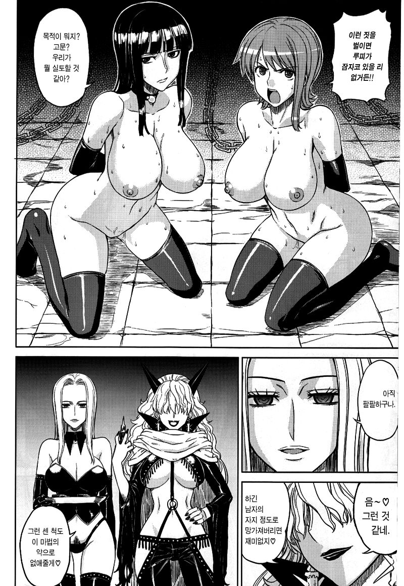 (C77) [Choujikuu Yousai Kachuusha (Denki Shougun)] MEROMERO GIRLS 2 MUGIWARA GIRLS SIDE (One Piece)  [Korean] [이거맛좀봐] 图片编号 5