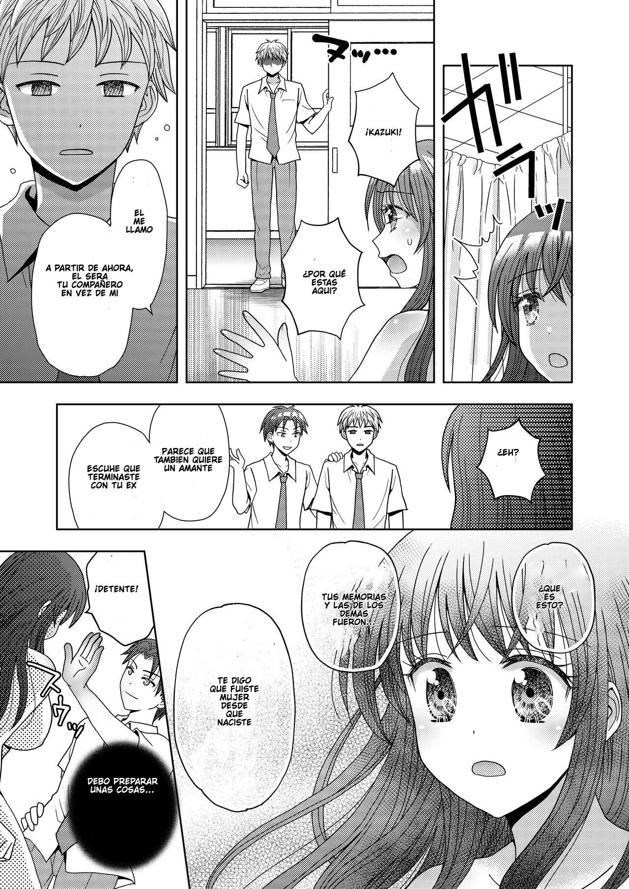 [Amuai Okashi Seisakusho (Yuukey)] Doppelgänger ni Kanojo mo Jinsei mo Ubawarete Bakunyuu JK ni Sareta Boku [Spanish] [TF Scan] imagen número 26