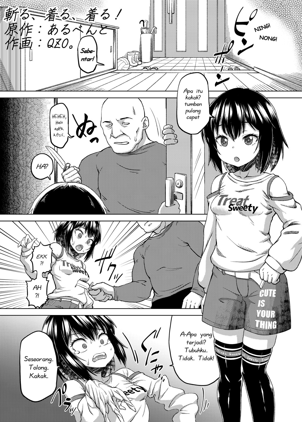 [Hairu Nukemichi (Arubento, QZO.)] Kiru, Kiru, Kiru! | Tusuk! Potong! Pakai! (Nottori! ~Onnanoko no Karada o Nottoru Comic Anthology~ Ni)  [Indonesian] [DUN] [Digital] image number 3