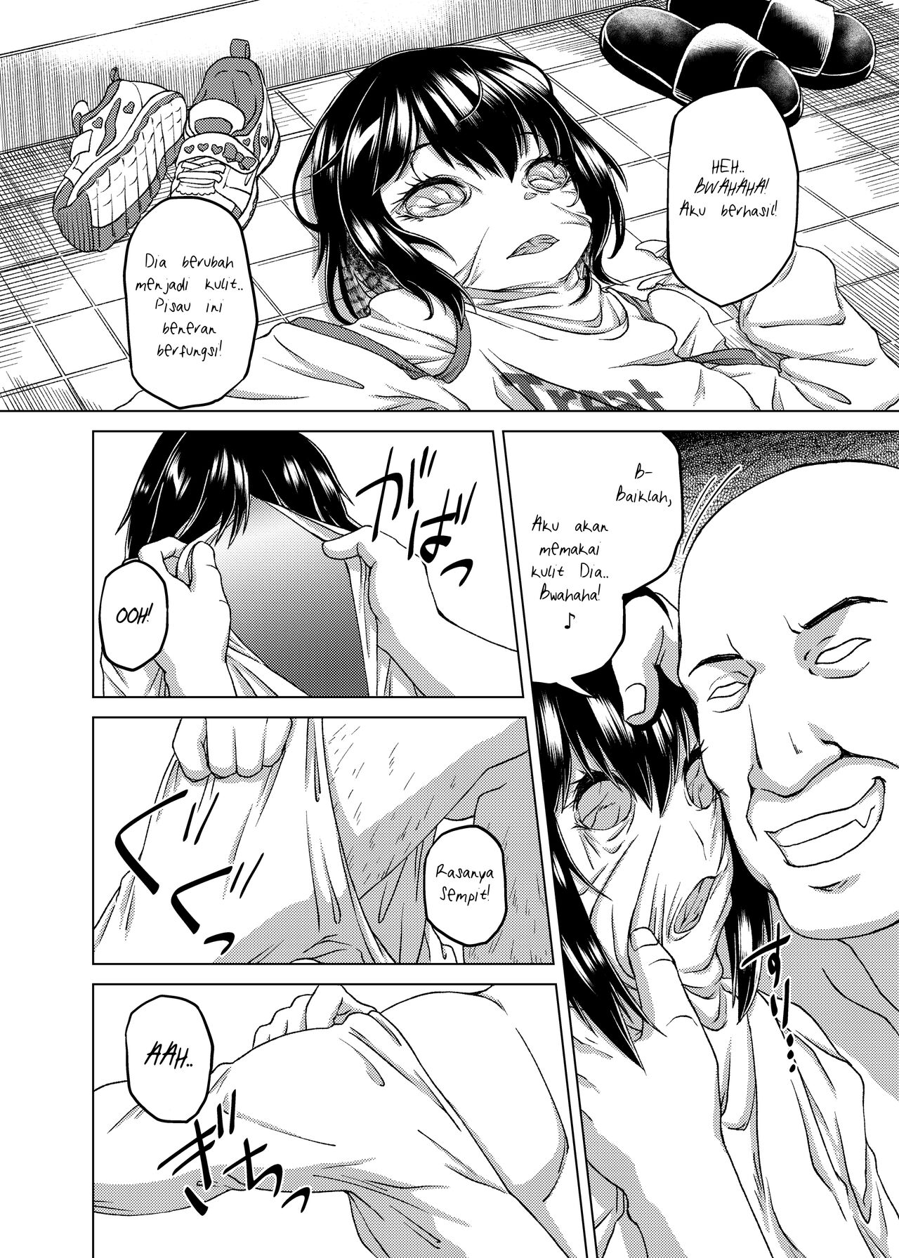 [Hairu Nukemichi (Arubento, QZO.)] Kiru, Kiru, Kiru! | Tusuk! Potong! Pakai! (Nottori! ~Onnanoko no Karada o Nottoru Comic Anthology~ Ni)  [Indonesian] [DUN] [Digital] image number 4