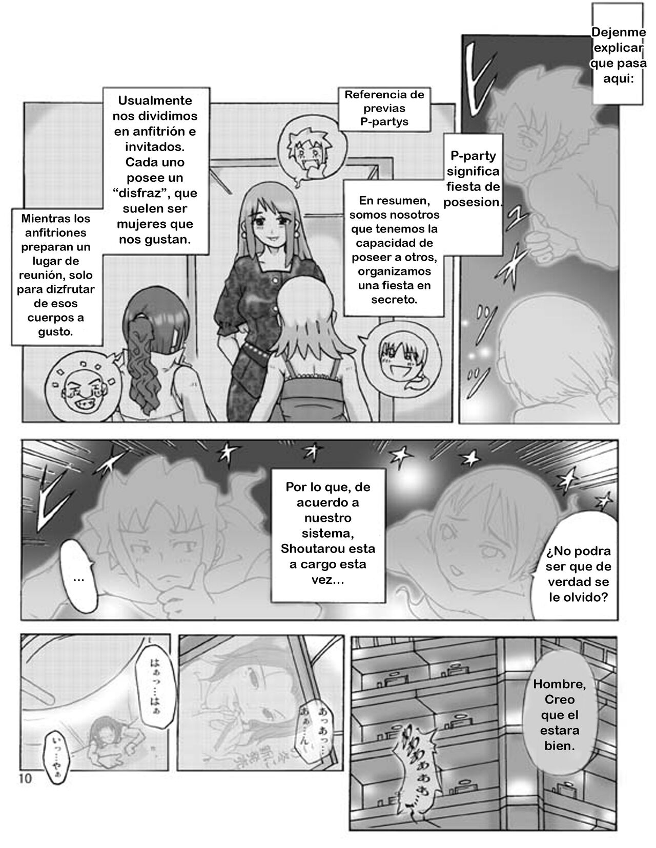 [Asagiri] P(ossession)-Party 1 [Spanish] [TF Scan] image number 11