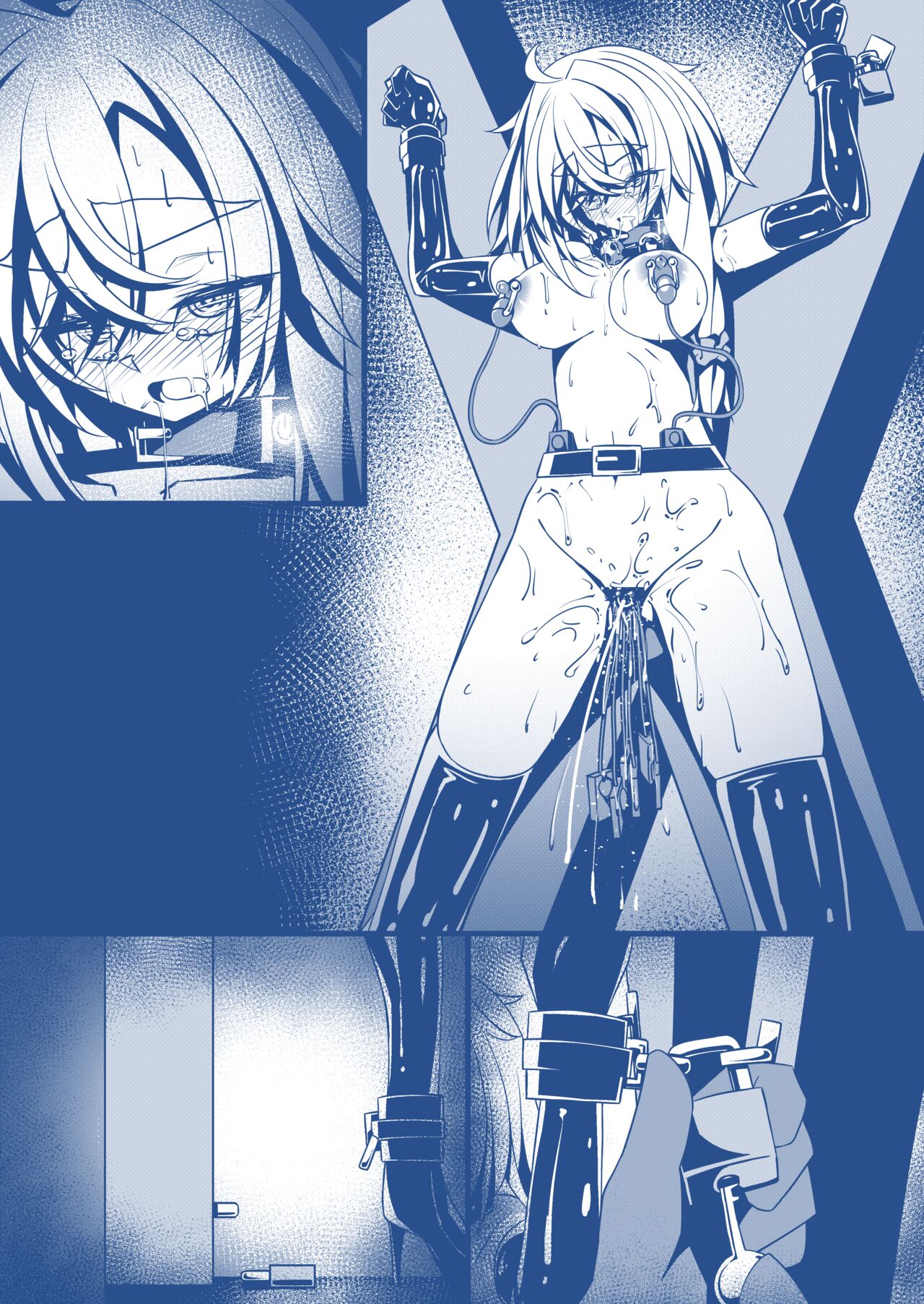 [hikigaeru] SMラブホで調教される漫画：奴隷宣言編 image number 9