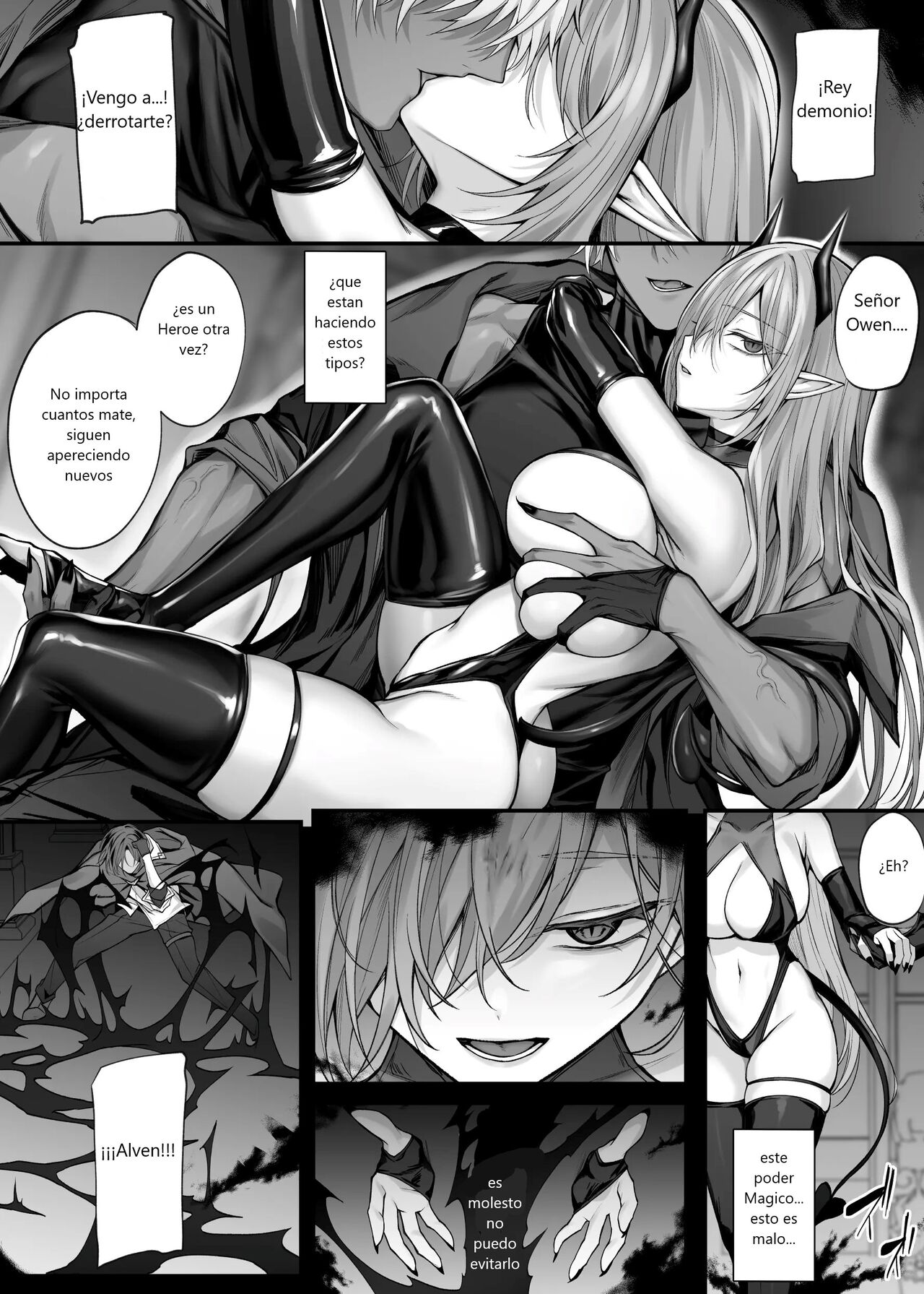 [Niikyuu (Luku)] Saikyou Yuusha no Boku ga TS Mahou de Mao Gachi Koi Mesu Inma ni Naru Wake Ga Nai  [Spanish] 图片编号 3