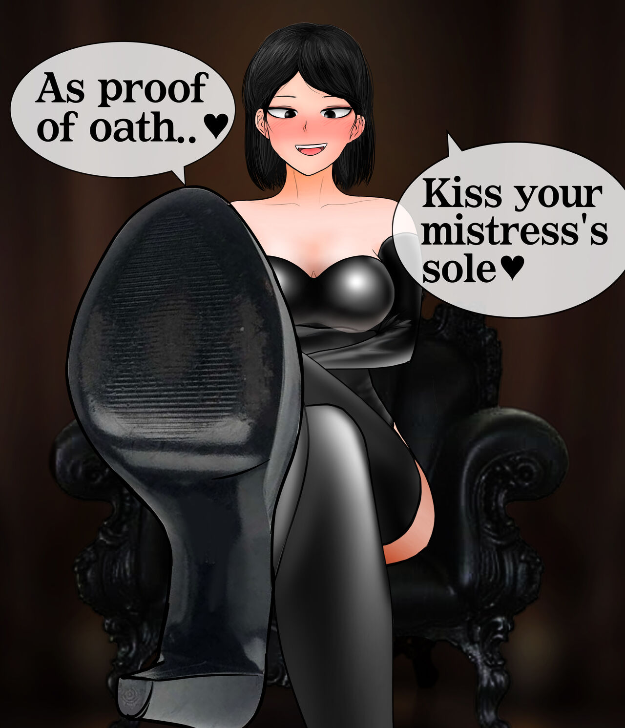 Being a slave of low-educated big ass wife-3 image number 62