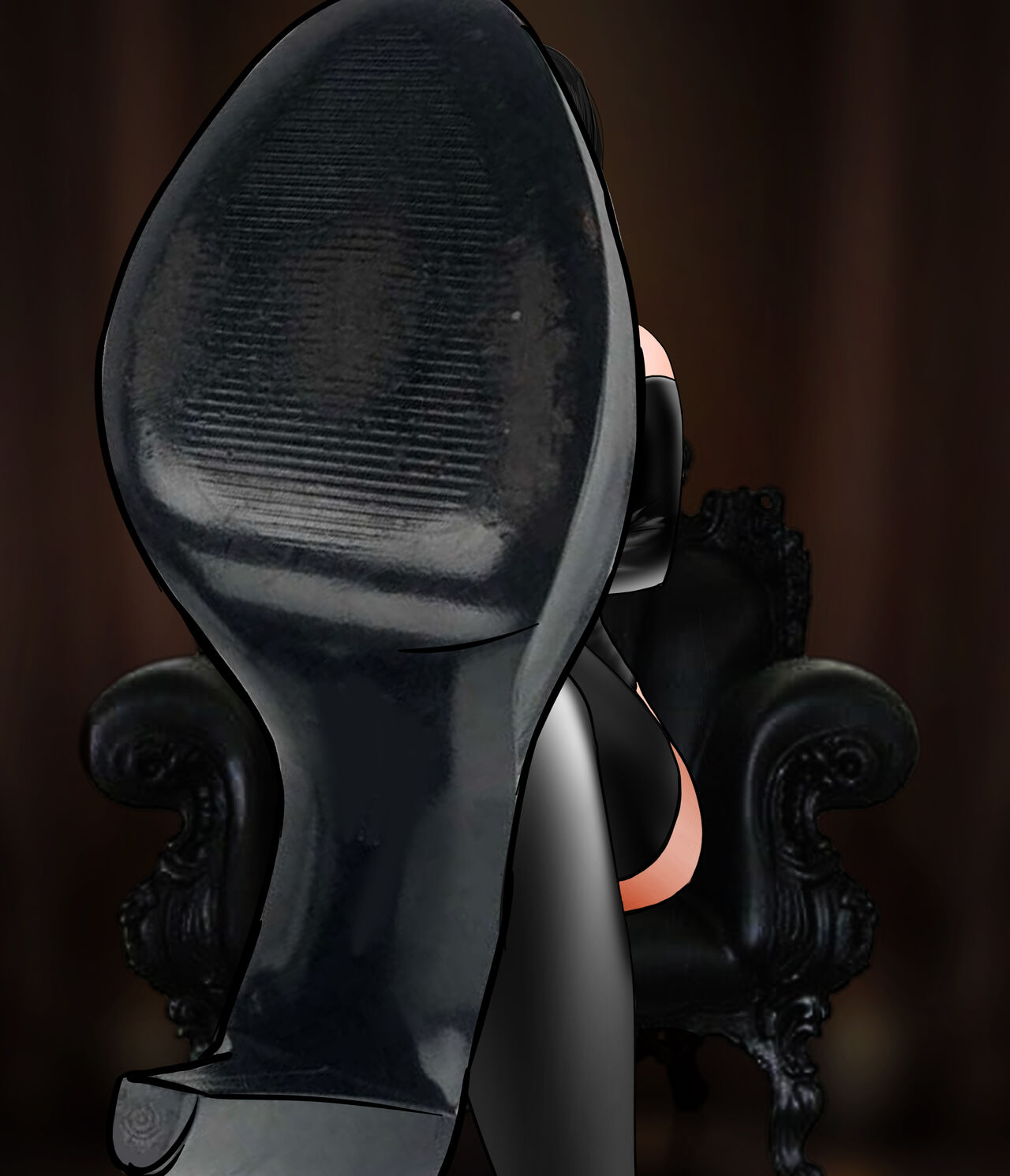 Being a slave of low-educated big ass wife-3 image number 63