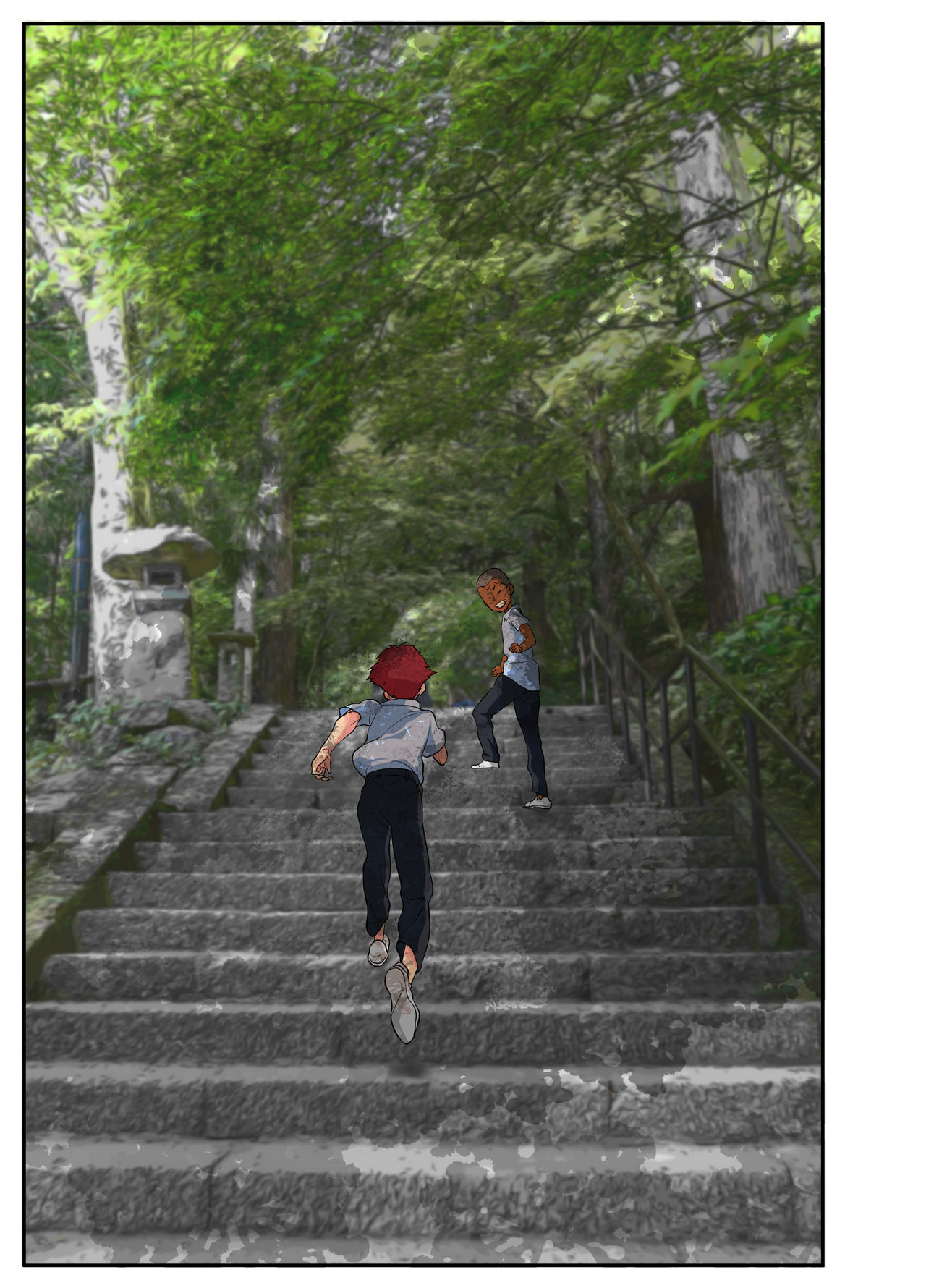 [モスキートマン] よくゲンコツをおみまいする糞〇キのチ〇コが夫では 到底届かない奥まで突いてきて「調子にのるんじゃないよ!」 といいながらも汗だく交尾に堕ちる image number 126