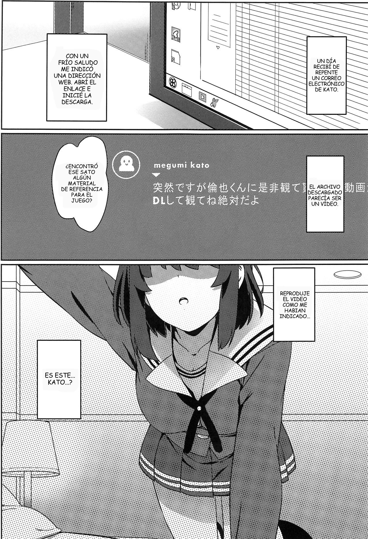 (C97) [Kaminari-neko (Eitarou)] Saenai Otoko kara no Netorikata (Saenai Heroine no Sodatekata) [Spanish] [OtoTori2TranslateYou] image number 2