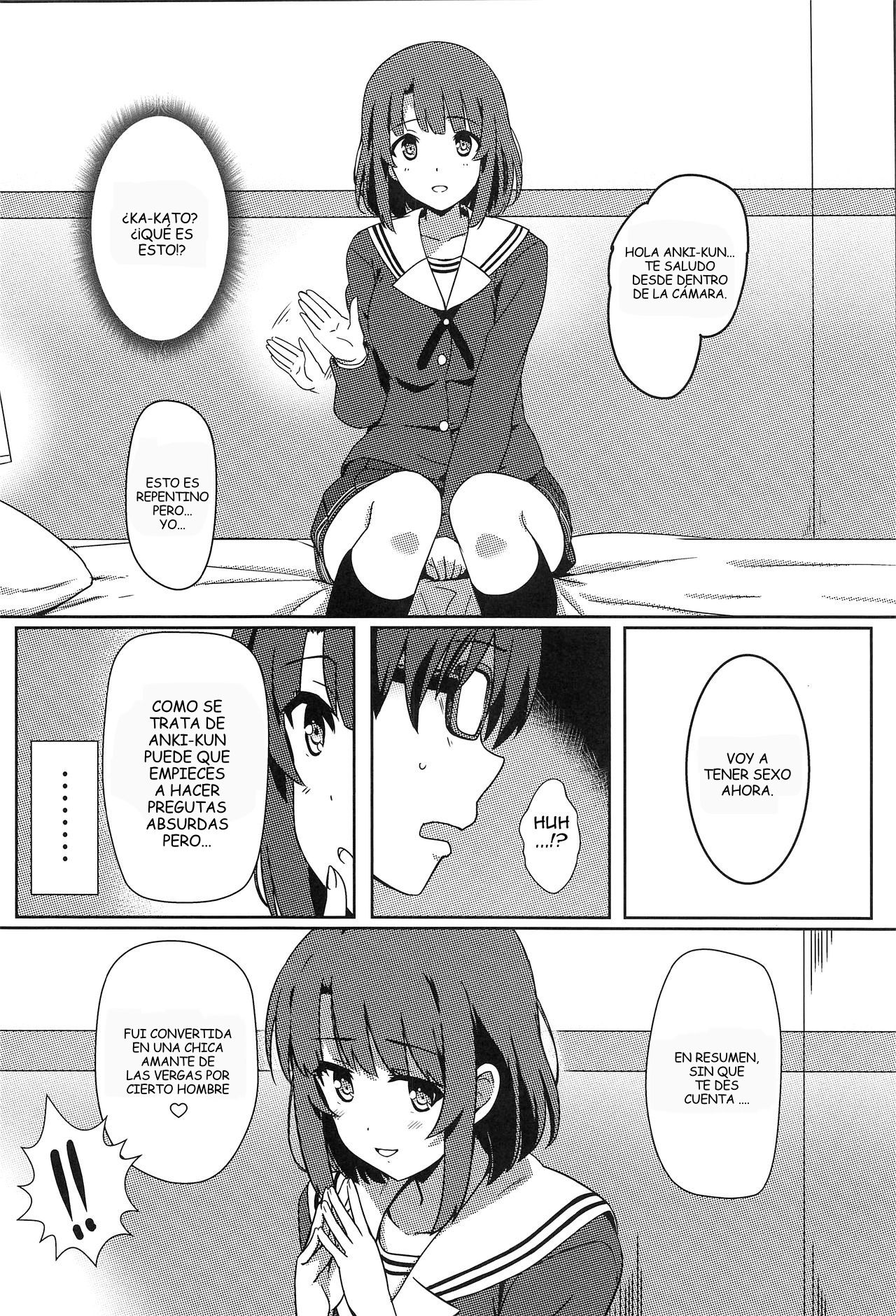 (C97) [Kaminari-neko (Eitarou)] Saenai Otoko kara no Netorikata (Saenai Heroine no Sodatekata) [Spanish] [OtoTori2TranslateYou] image number 3