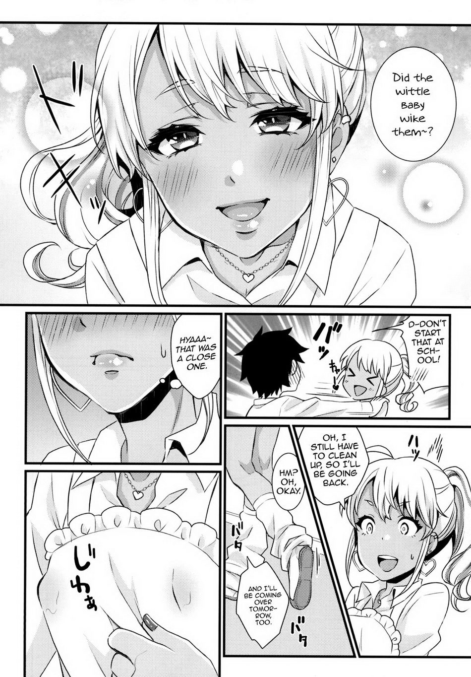 [Akaeboshi (Binto)] Junyuu Surussu! – Kuro Gyaru Otokonoko Mama 2 – [Eng] numero di immagine  7