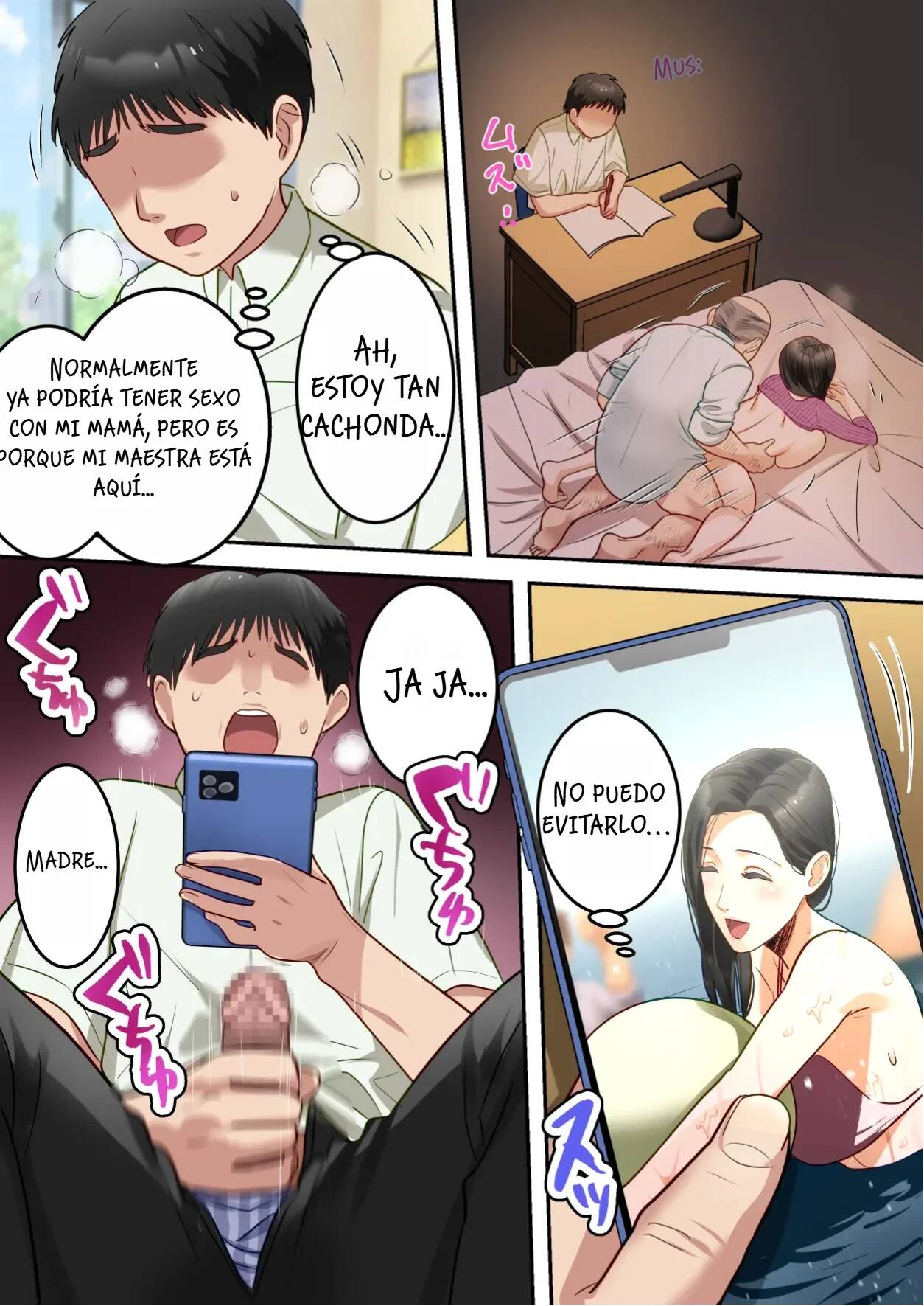 [Yuriko Club] Boku no Daisuki na Okaa-san o Tannin no Sensei ni Toraremashita [Spanish] 图片编号 51