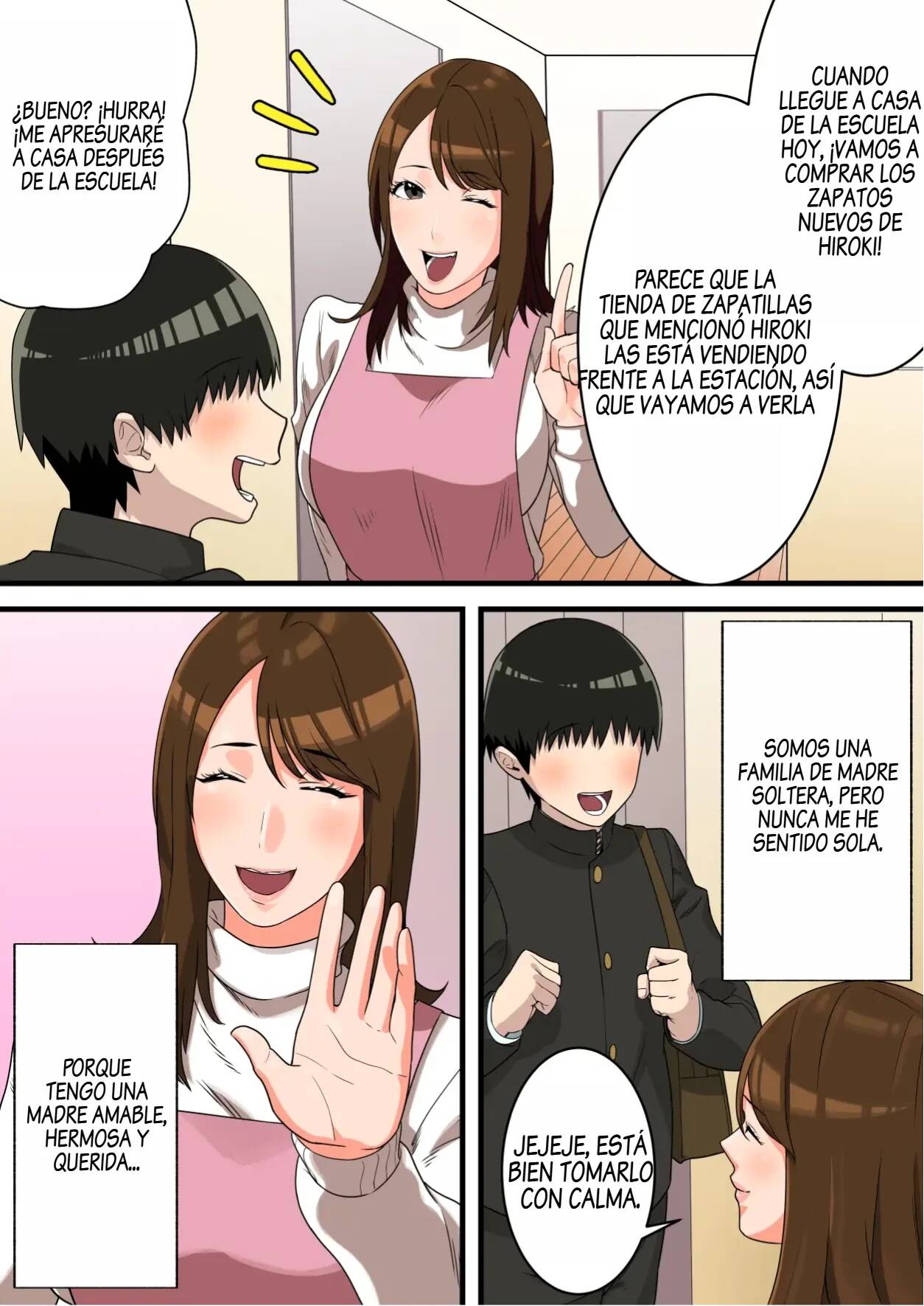 [Yuriko Club] Yashikatta Okaa-san ga Musuko wo Ijimeru Yankee no Ue de Koshi wo Furu made [Spanish] 图片编号 4