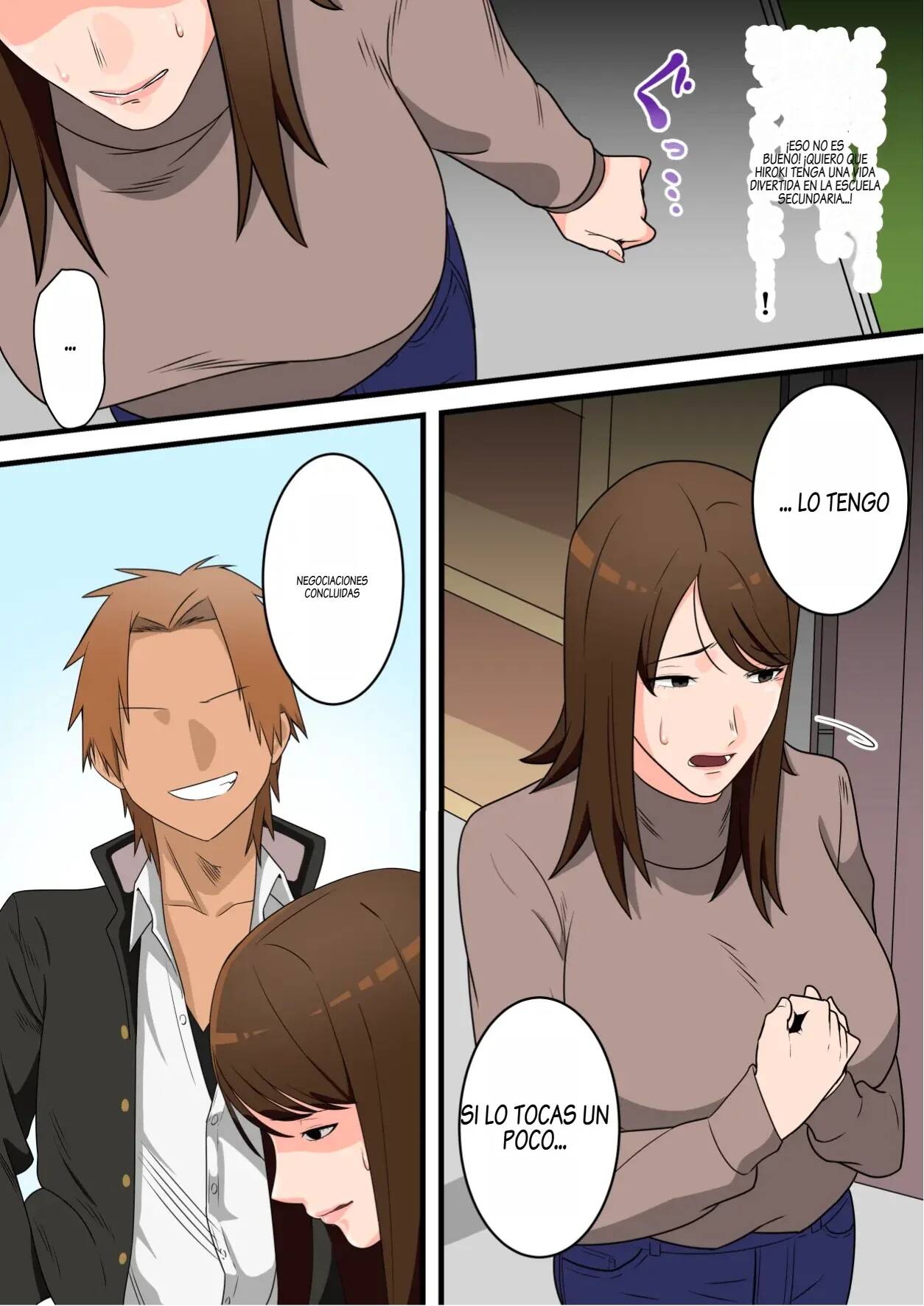 [Yuriko Club] Yashikatta Okaa-san ga Musuko wo Ijimeru Yankee no Ue de Koshi wo Furu made [Spanish] 图片编号 19