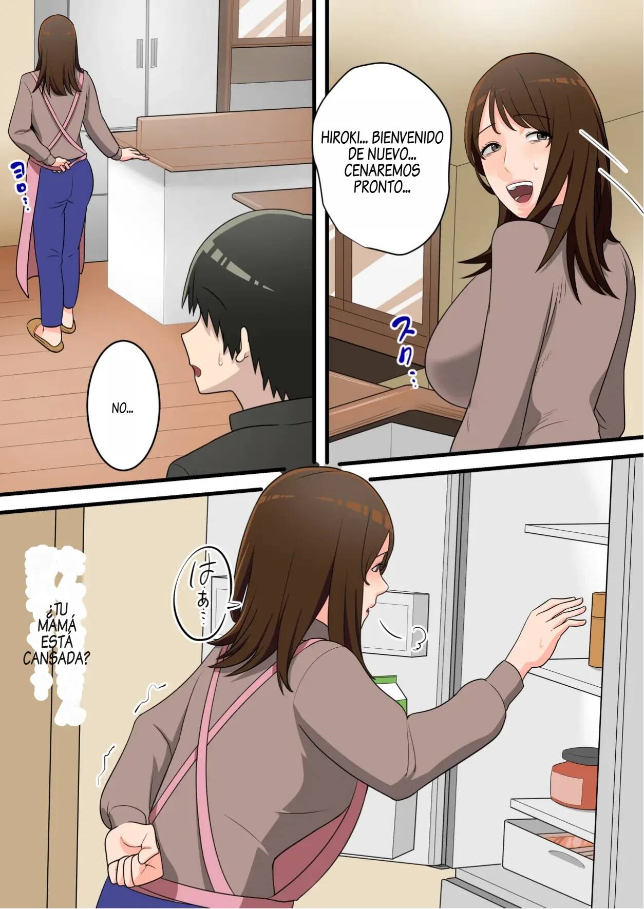 [Yuriko Club] Yashikatta Okaa-san ga Musuko wo Ijimeru Yankee no Ue de Koshi wo Furu made [Spanish] 图片编号 47