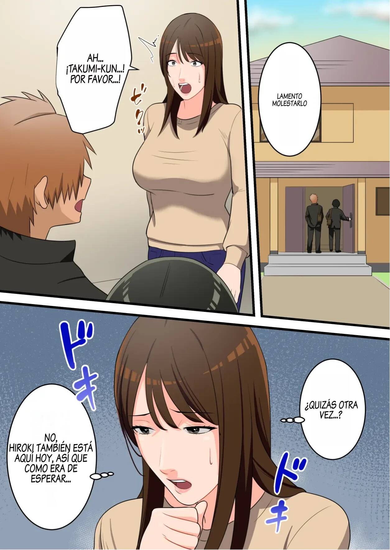 [Yuriko Club] Yashikatta Okaa-san ga Musuko wo Ijimeru Yankee no Ue de Koshi wo Furu made [Spanish] 图片编号 49