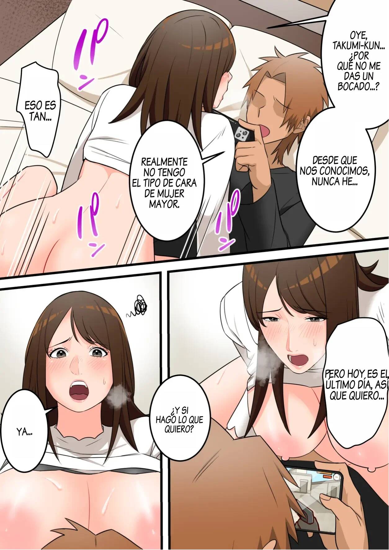 [Yuriko Club] Yashikatta Okaa-san ga Musuko wo Ijimeru Yankee no Ue de Koshi wo Furu made [Spanish] 图片编号 75