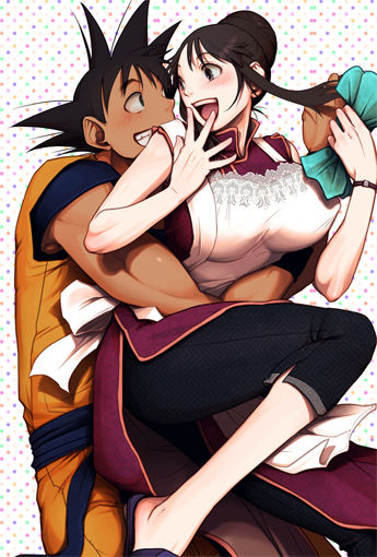 [Harunaga Makito] Goku x Chichi story throughout time image number 140