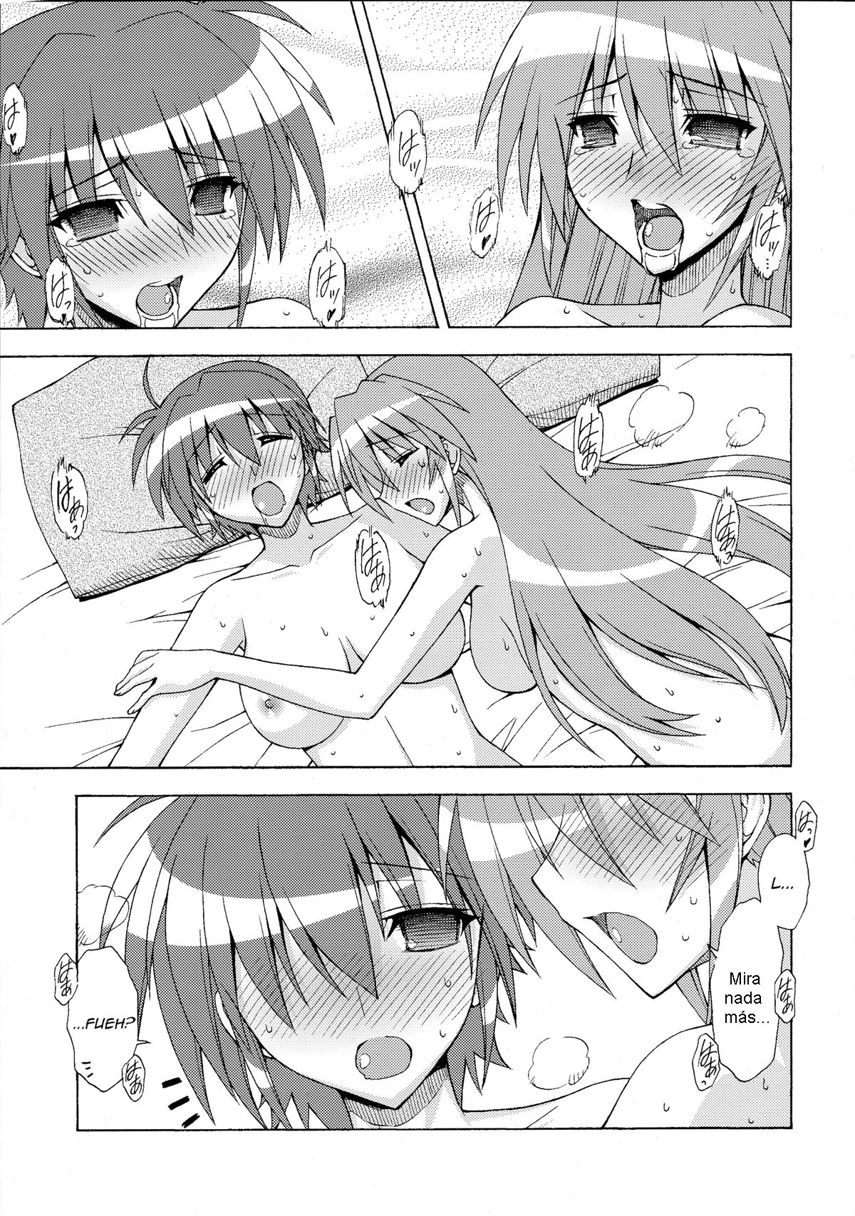 (Lyrical Magical 10) [Syamisen Koubou (Koishikawa)] HYBRID RAINBOW (Mahou Shoujo Lyrical Nanoha) [Spanish] [Biblioteca Yuri HHH] image number 18