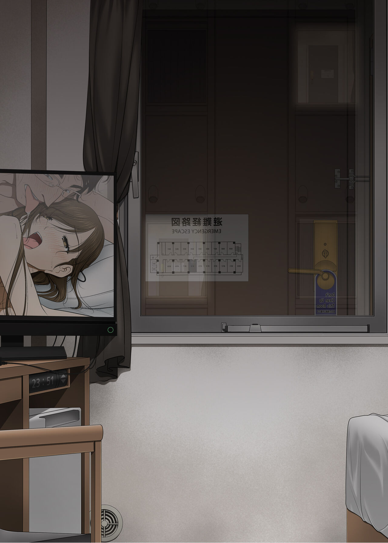 [彩～IRODORI～ (SOYOSOYO)] 彼女がパンツを穿かない理由 -ビジホ受付嬢編-【中編】 图片编号 3