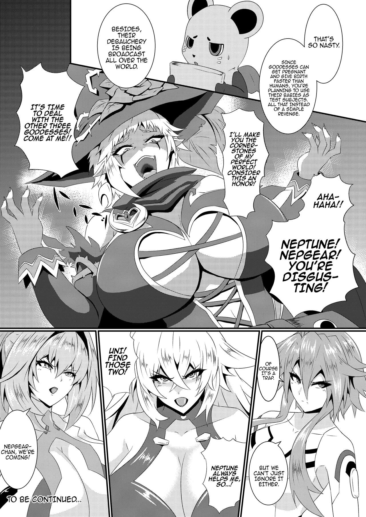 [Shiro Brownie (Seshiro)] Pleasure of the Goddesses -Nep- (Hyperdimension Neptunia) [English] {Doujins.com} [Digital] 图片编号 25