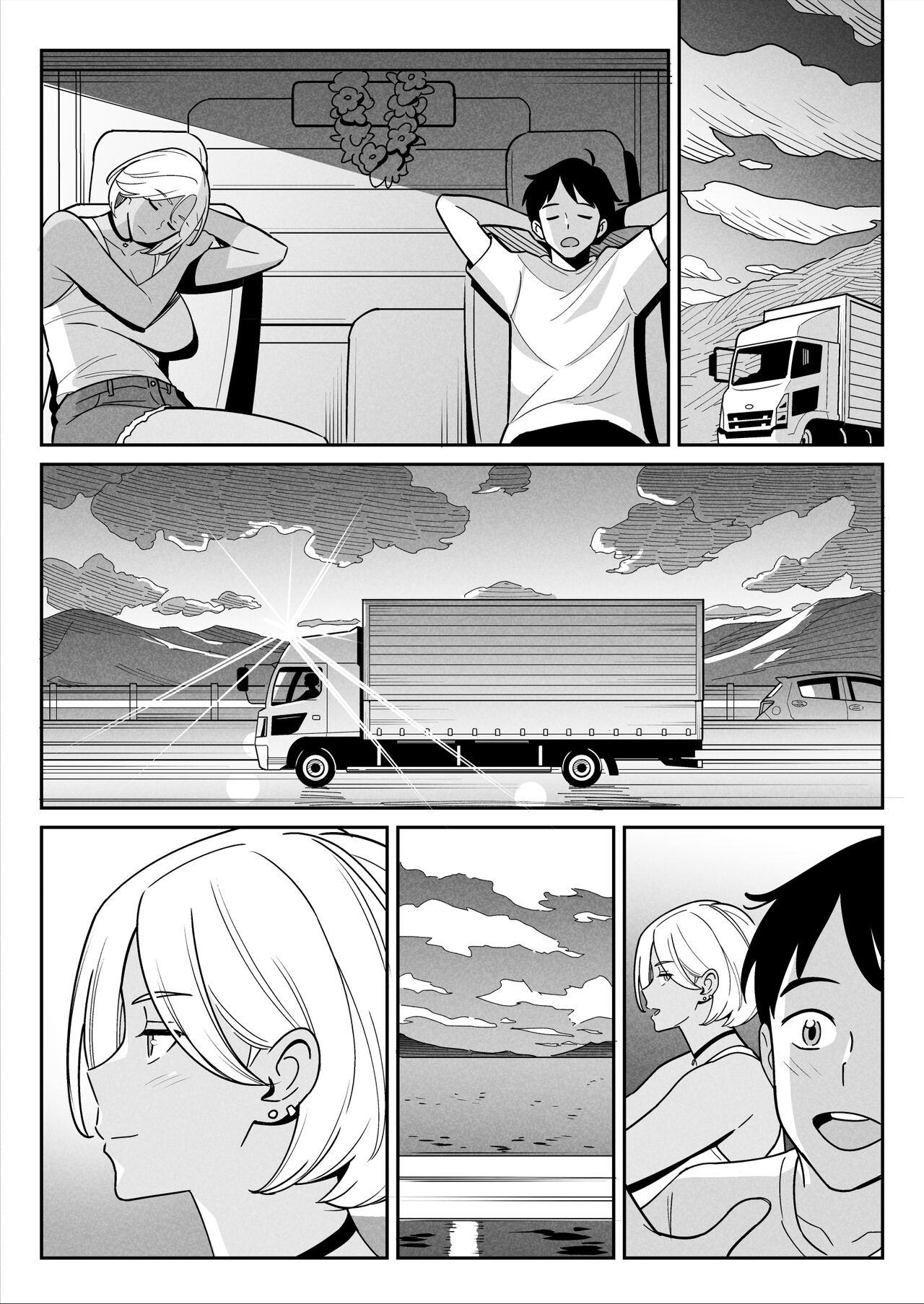 [Alps1mando] Truck Girl to Iede Boy Otona e no Tabi | Trucker Gal & The Runaway [English] [Pure Pazaak] Bildnummer 40