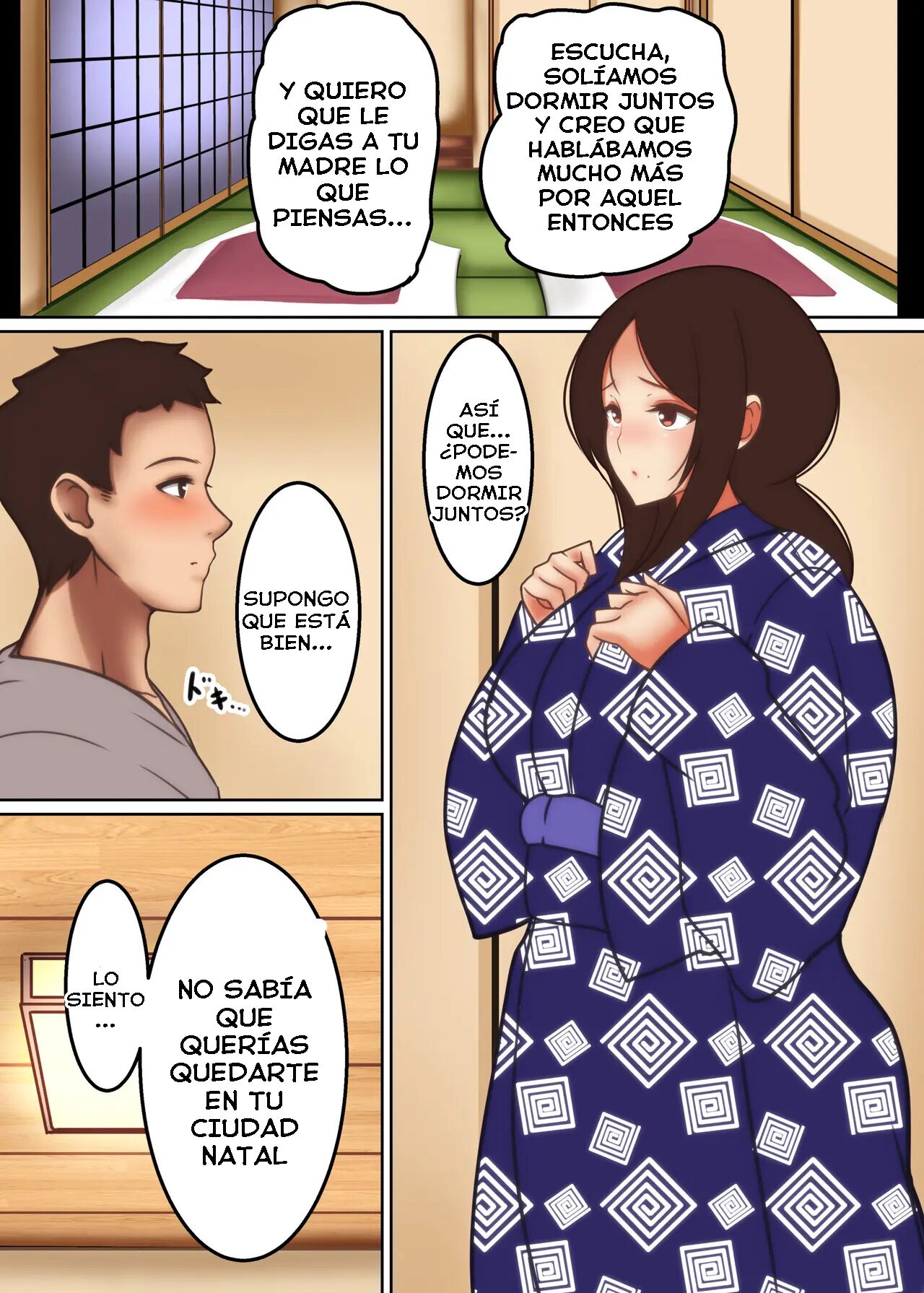 [Shibaneko Hungry!] Haha ga Midara ni Aegu Toki 2 ~Shinjou-ke no Boshi Jouji~ | Cuando Mamá Gime Lujuriosamente 2 ~El Asunto Madre-Hijo de la Familia Shinjo~ [Spanish] [J.C. Translations] 이미지 번호 5