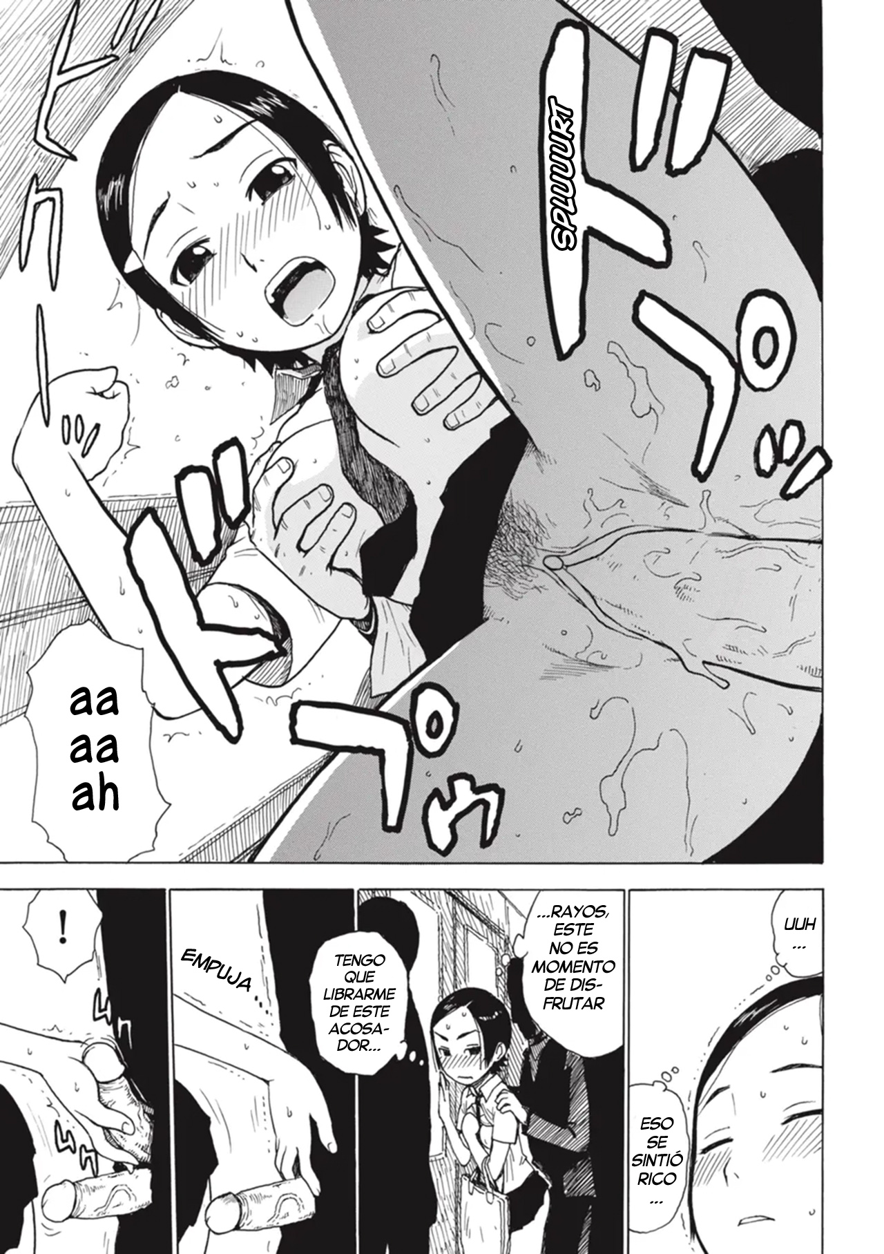 [Karma Tatsurou] Nyokkin (Tomo ni Moyureba) [Spanish] [Decensored][Harenchi no Fansub] image number 13