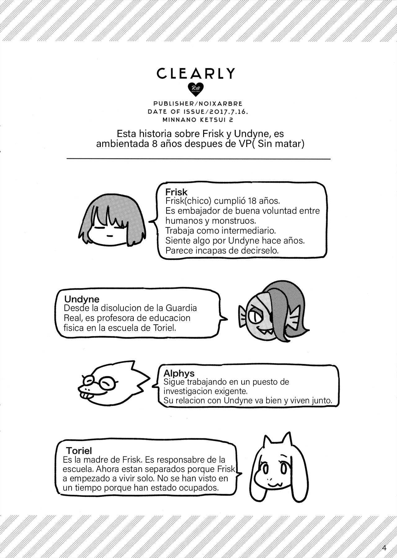 (Minna no Ketsui 2) [Pipiya (Noix)] CLEARLY (Undertale) Bildnummer 4