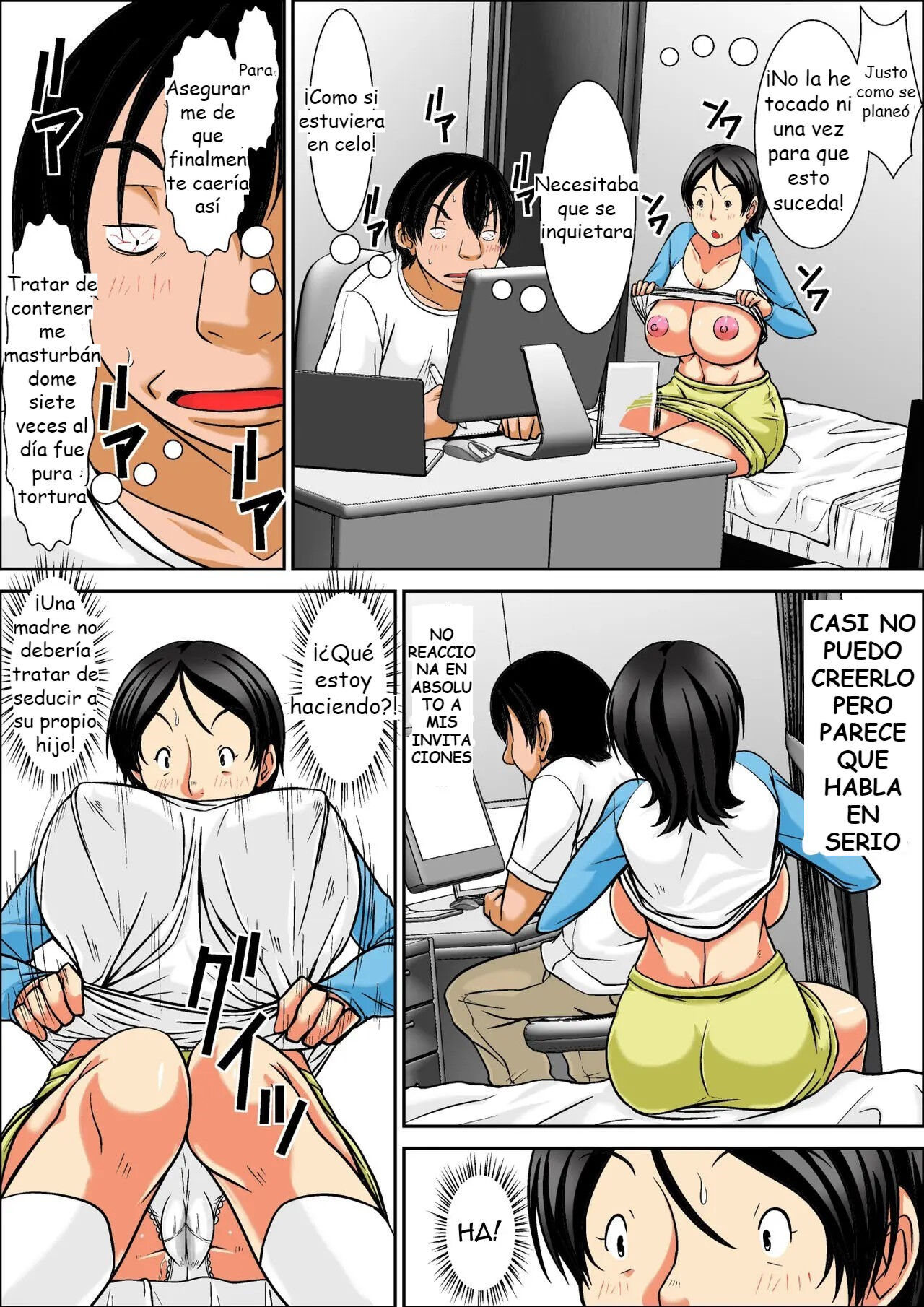 [Hoyoyodou] Kora! Anta Hahaoya o Kudoite Nani Shiyoutte Iu no! ~Hahaoya Hatsujou Hen~ Zenpen [Spanish] 이미지 번호 10